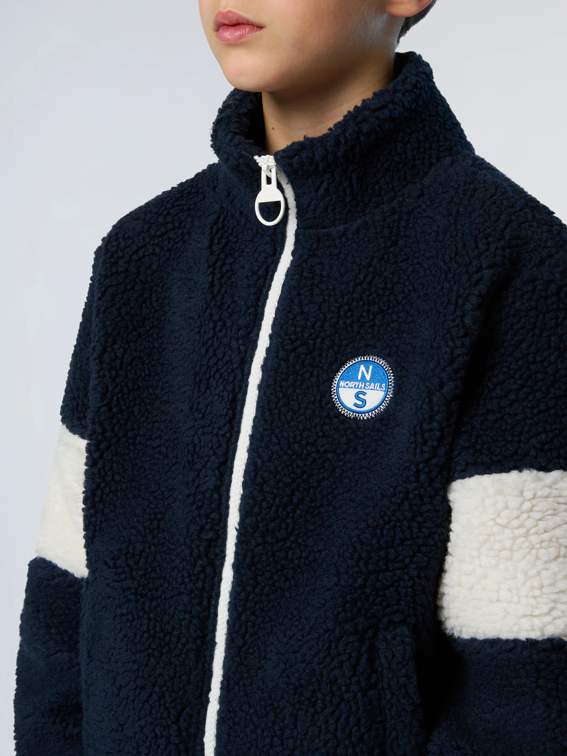 Full-zip fleece sweatshirt - Image 5