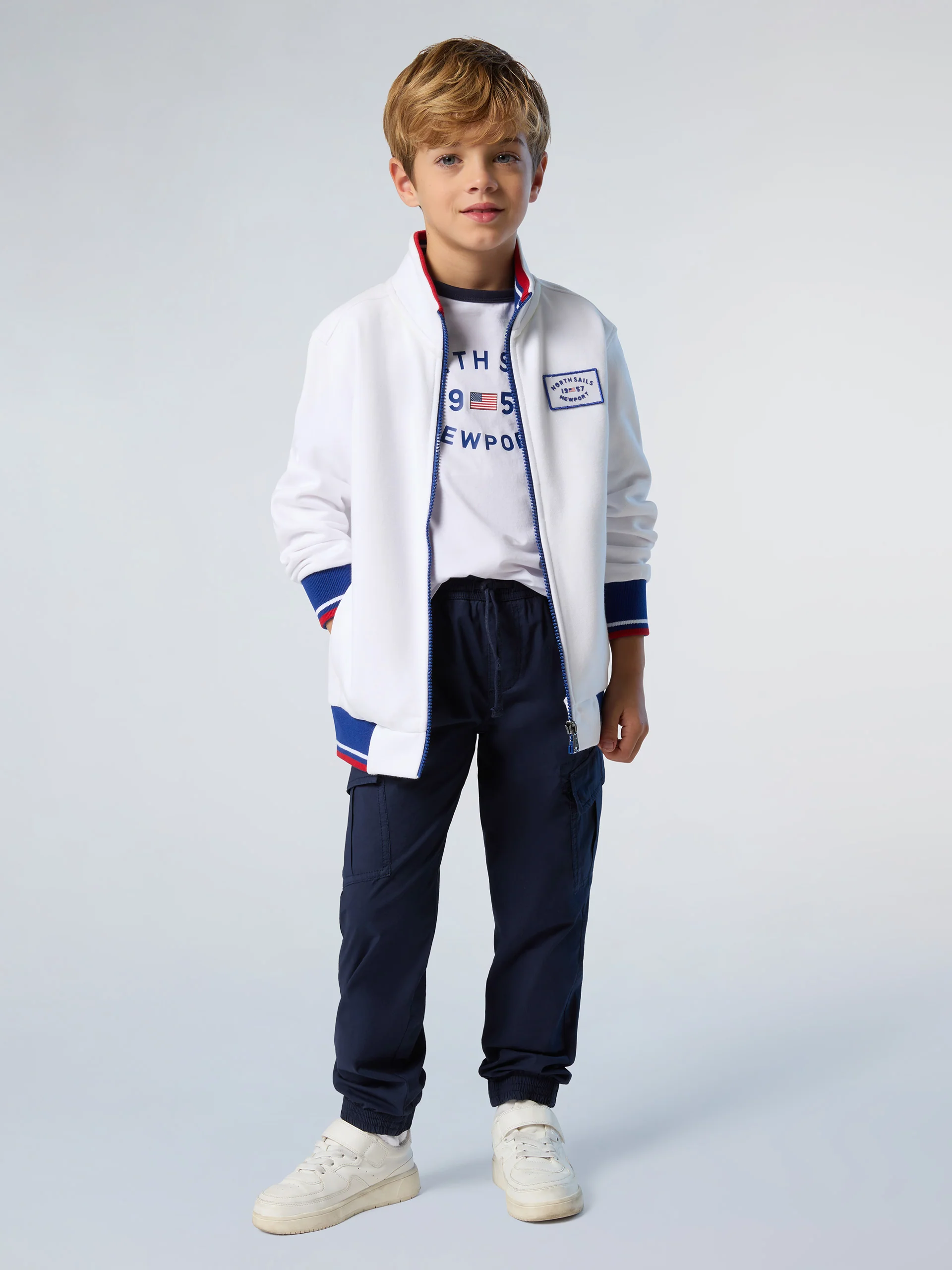 Full-zip sweatshirt with Newport label - Image 5