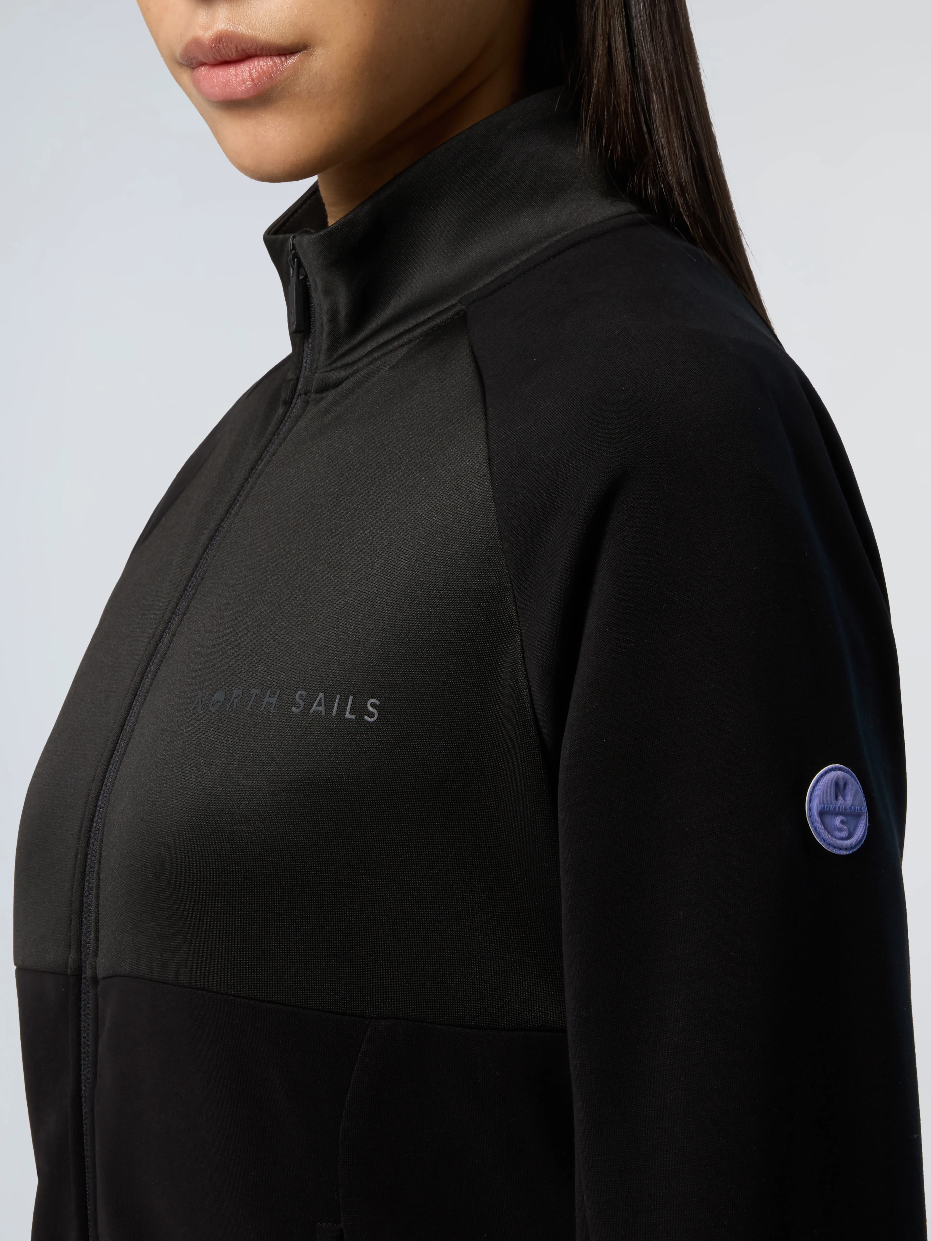 Mock-neck modal sweatshirt - Image 12