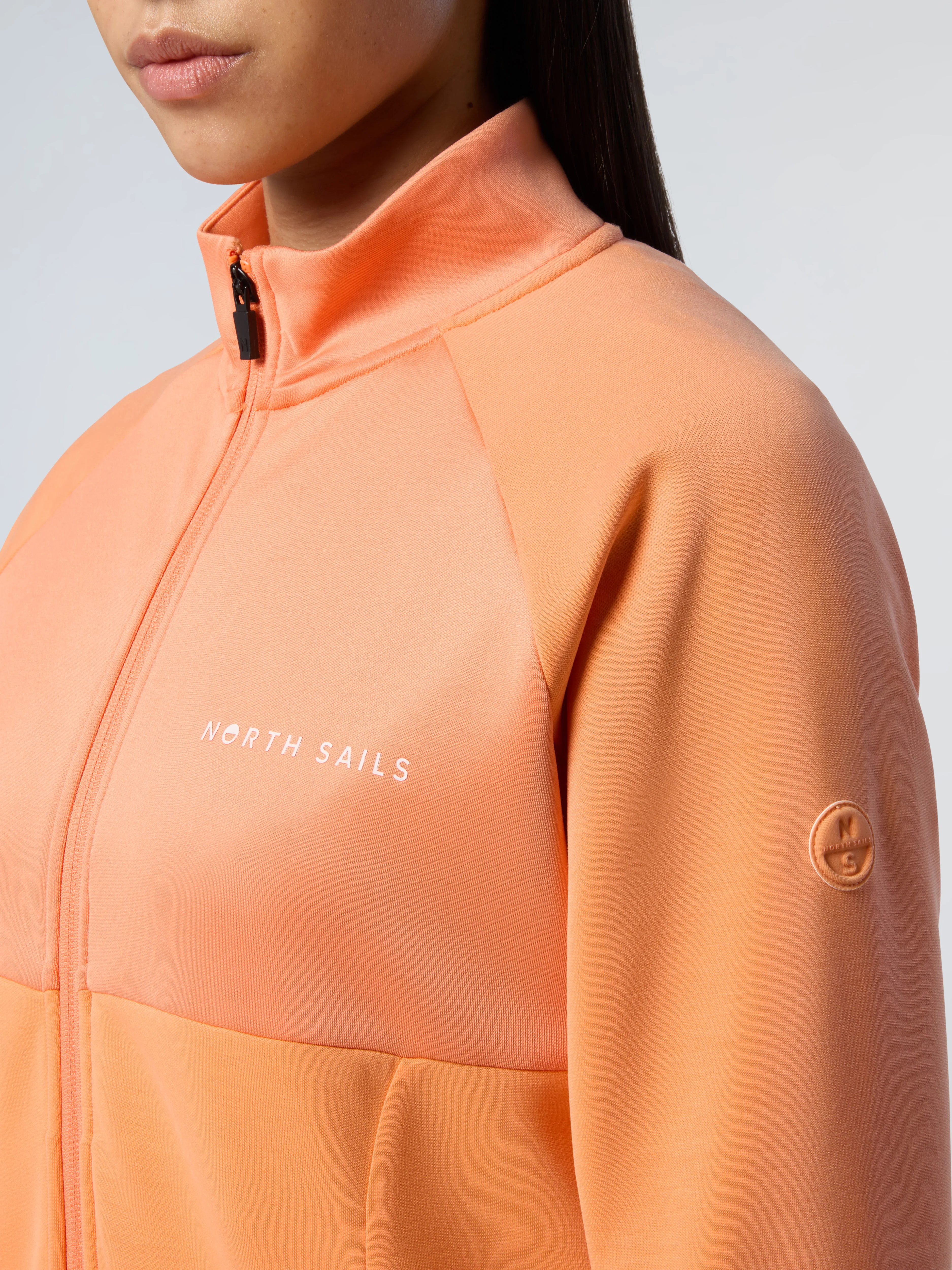 Mock-neck modal sweatshirt - Image 6