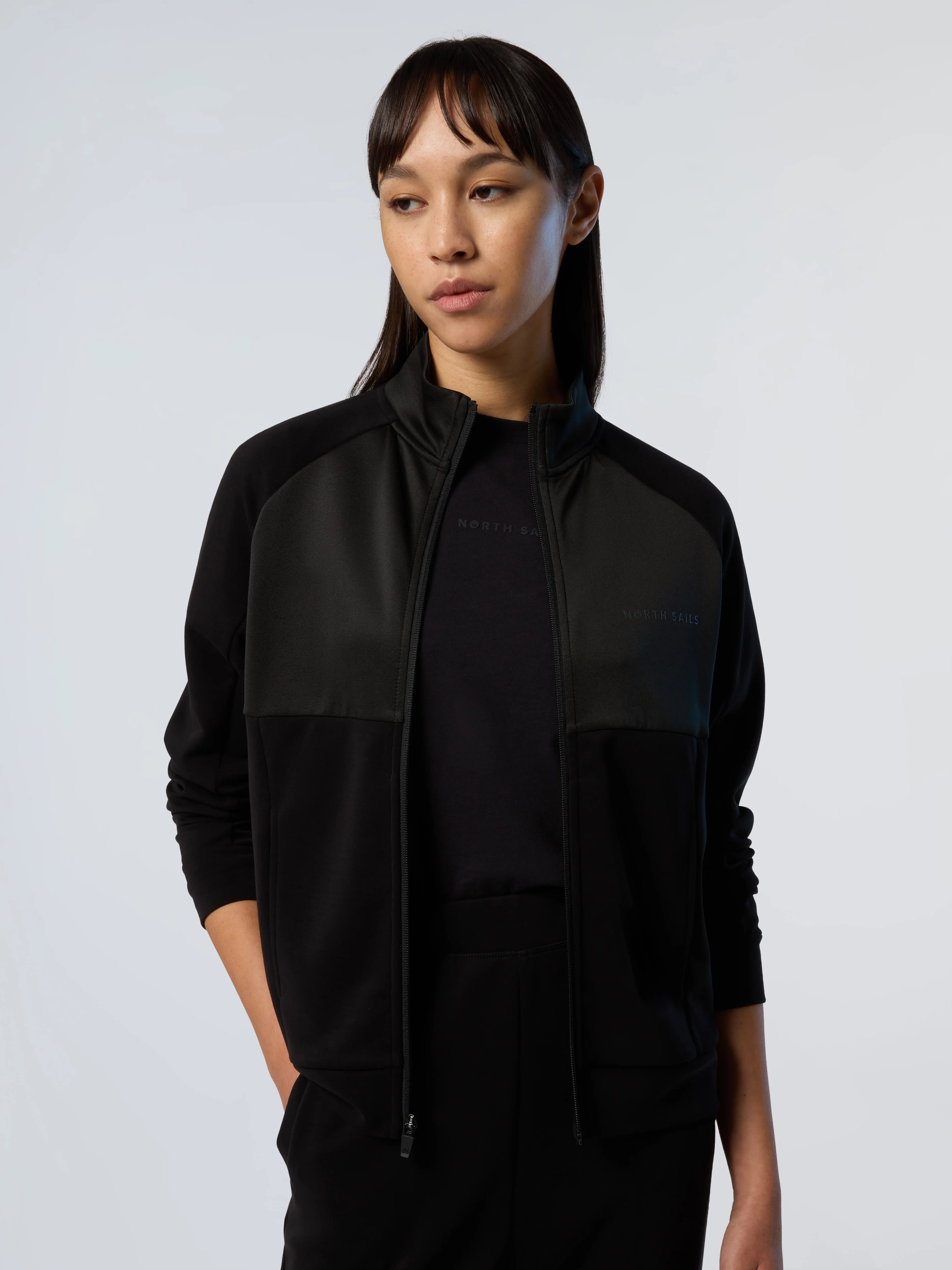 Mock-neck modal sweatshirt - Image 8