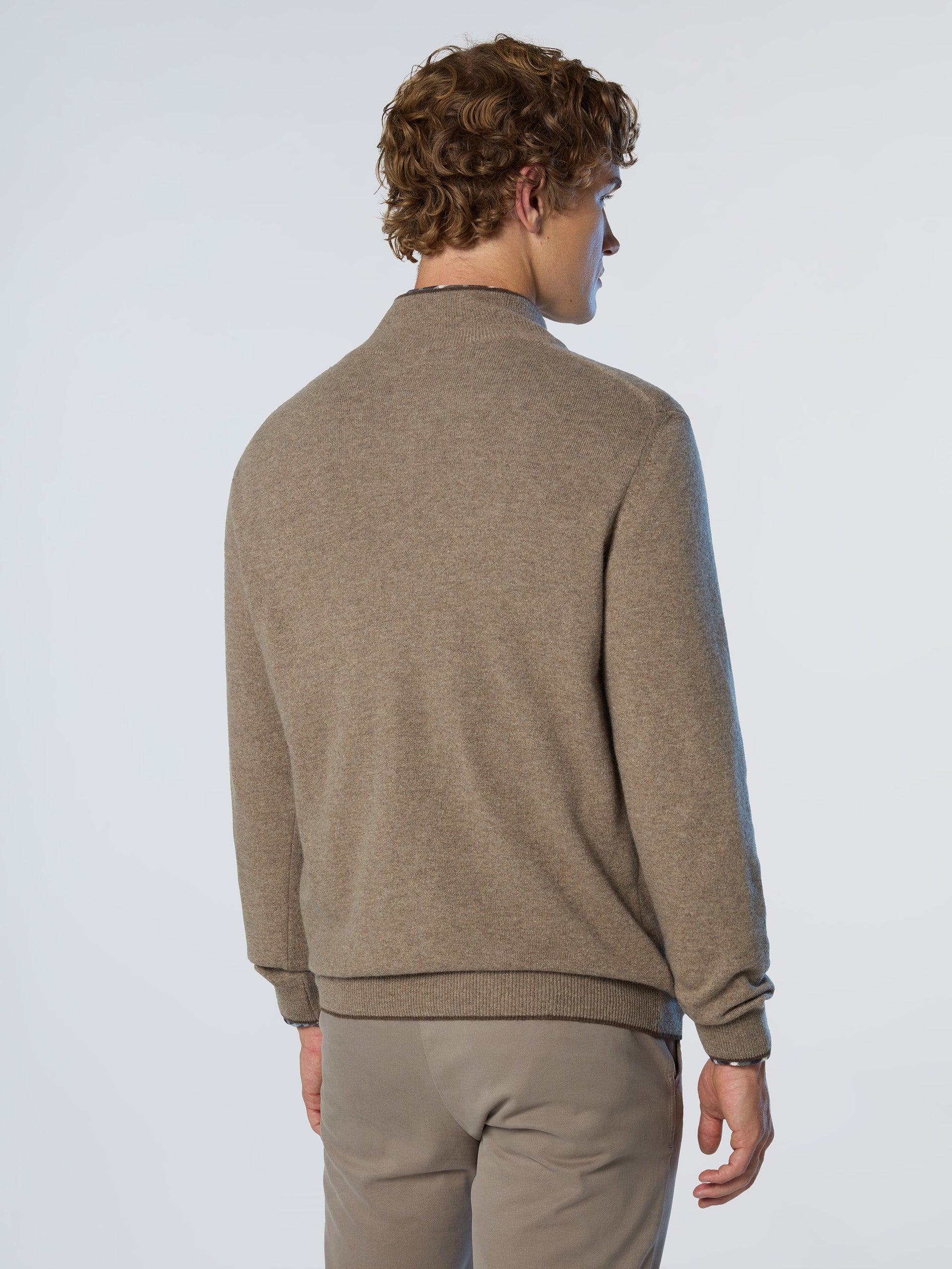 Cashmere blend half-zip sweater - Image 28