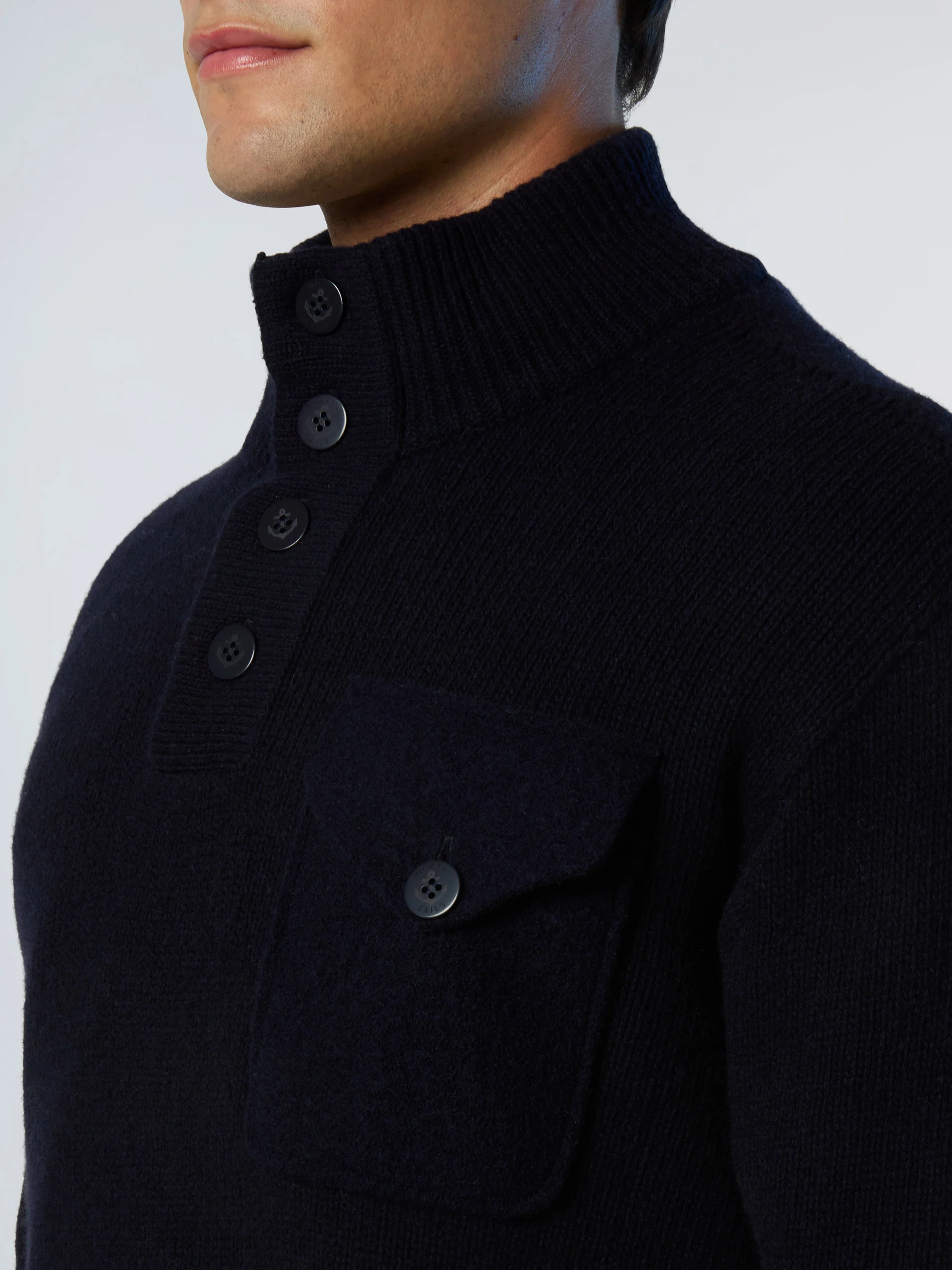 Archive button-front sweater - Image 12