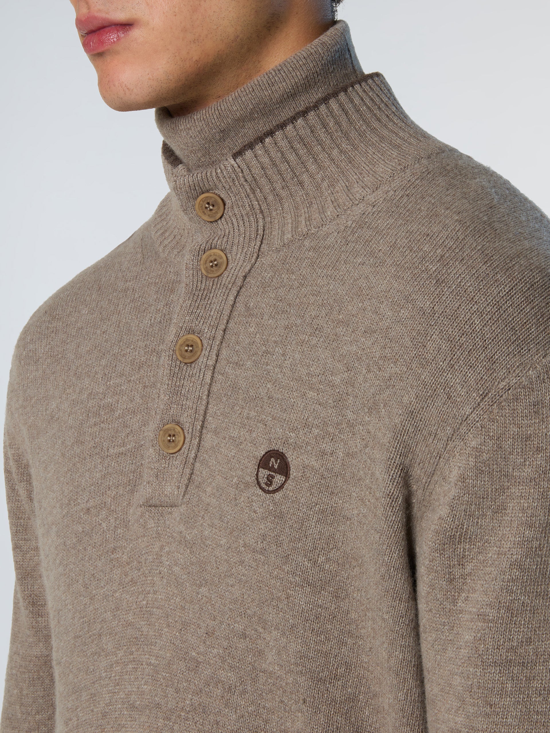 Cashmere blend button-front sweater - Image 14