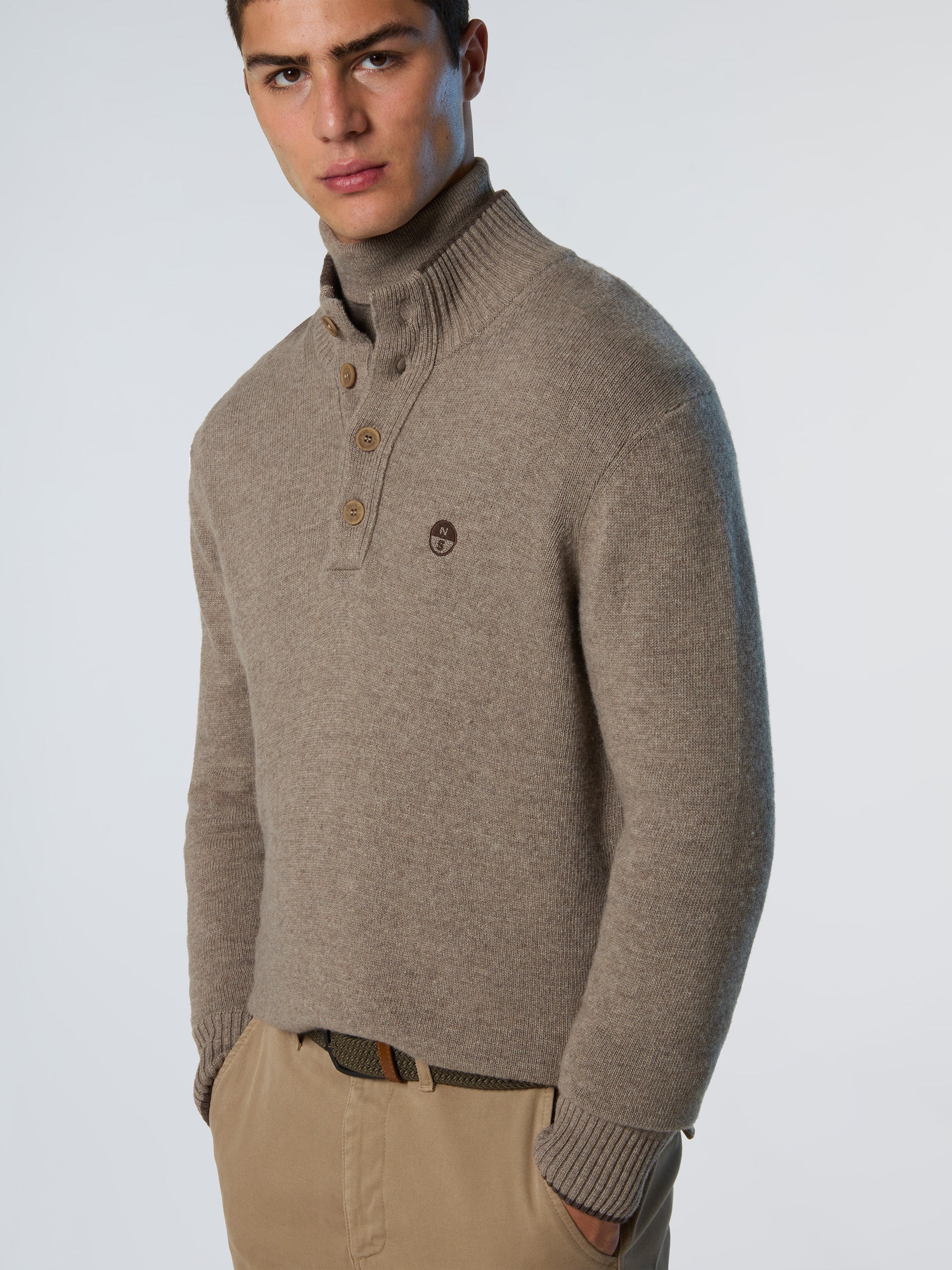 Cashmere blend button-front sweater - Image 15