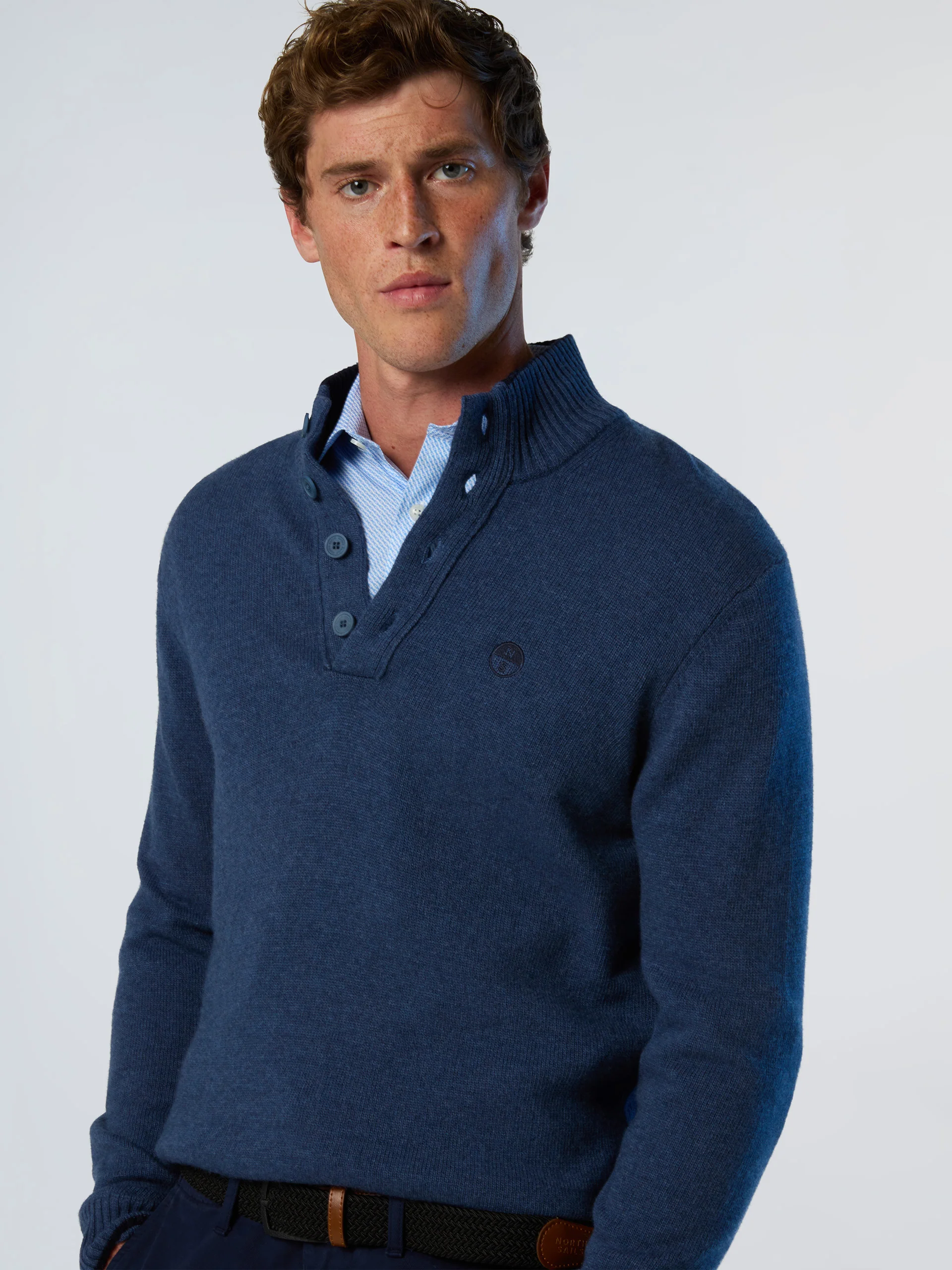 Cashmere blend button-front sweater - Image 3