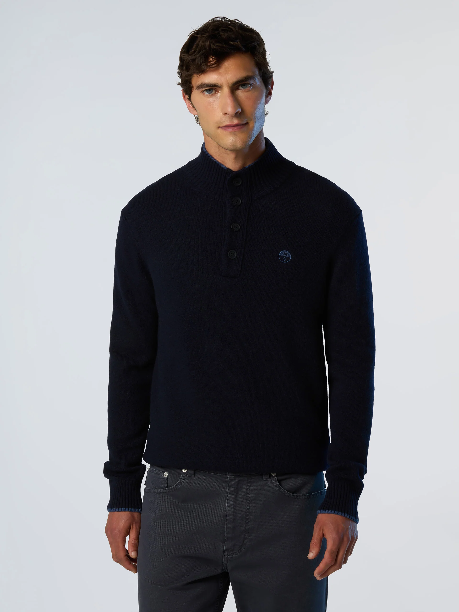 Cashmere blend button-front sweater - Image 8