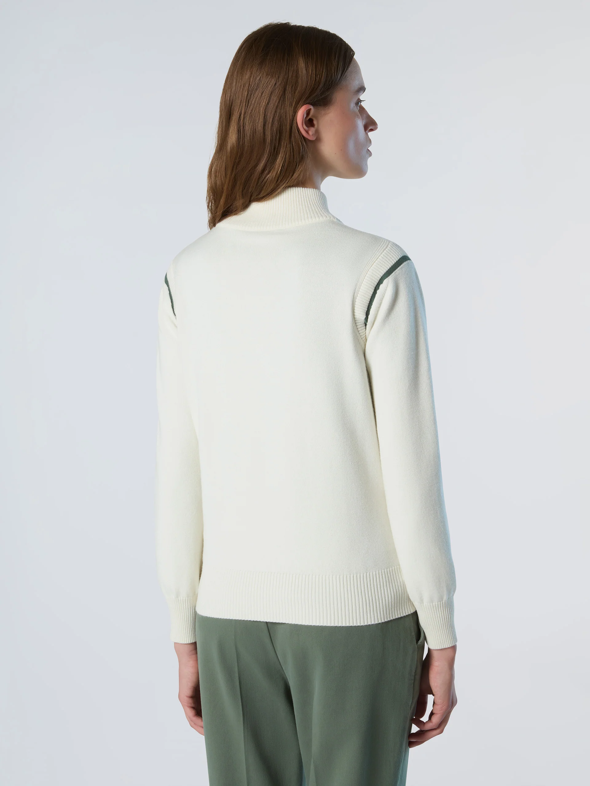 Viscose mock-neck sweater - Image 4