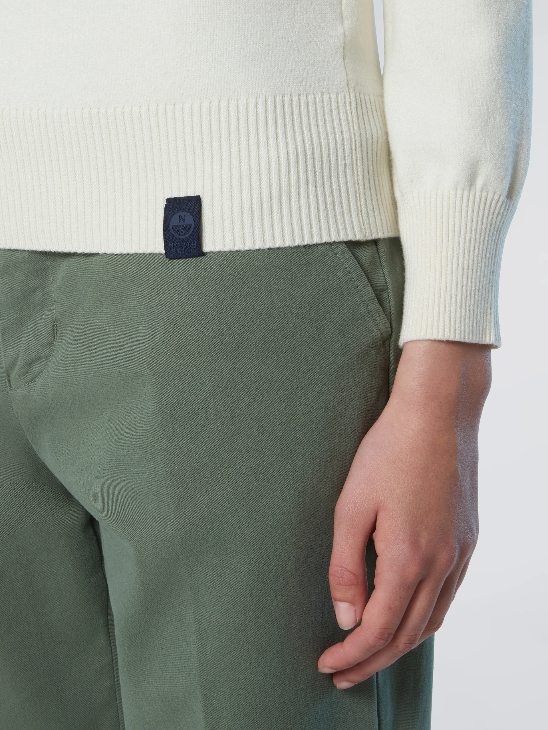 Viscose mock-neck sweater - Image 7