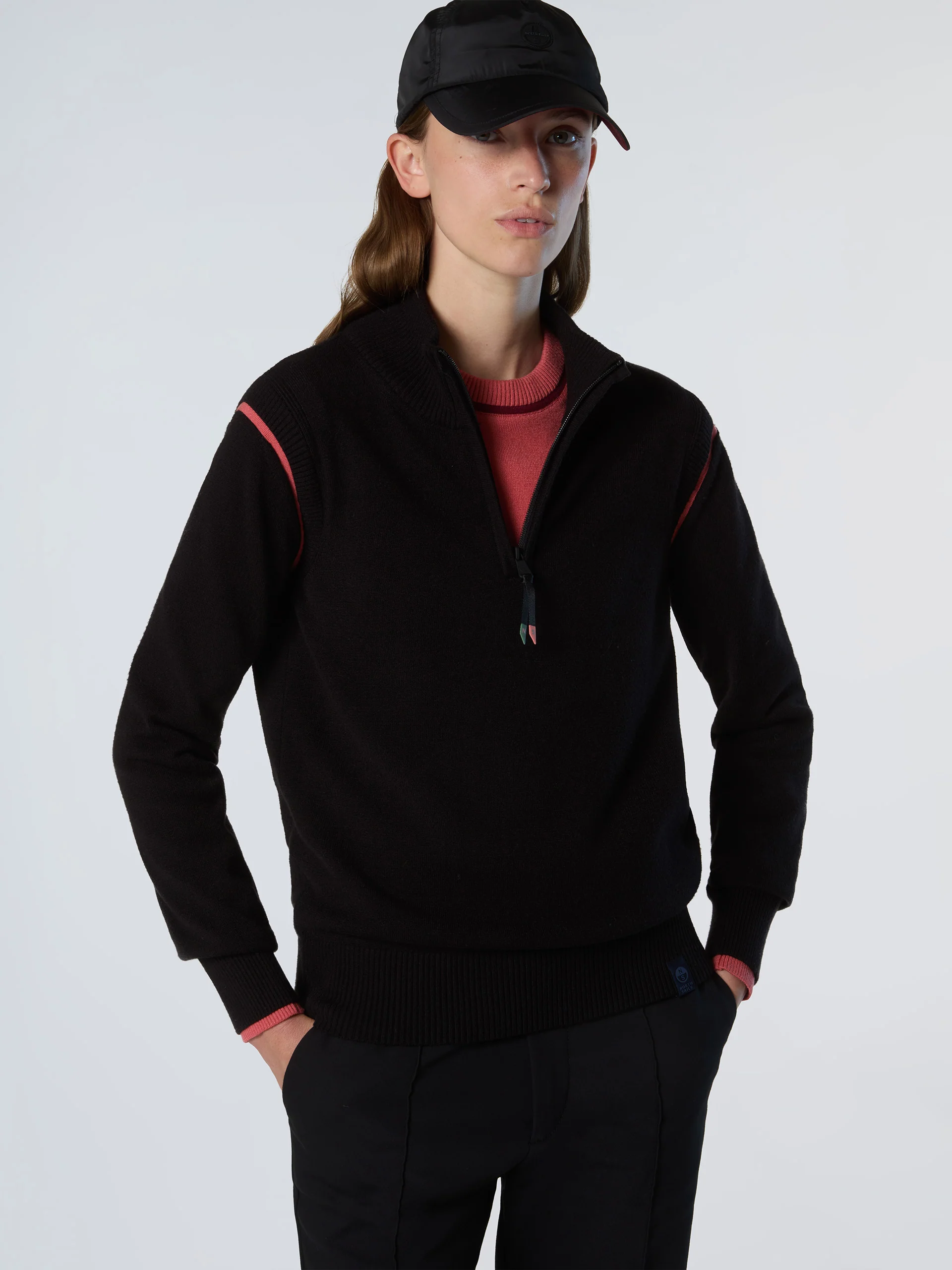 Viscose mock-neck sweater - Image 9