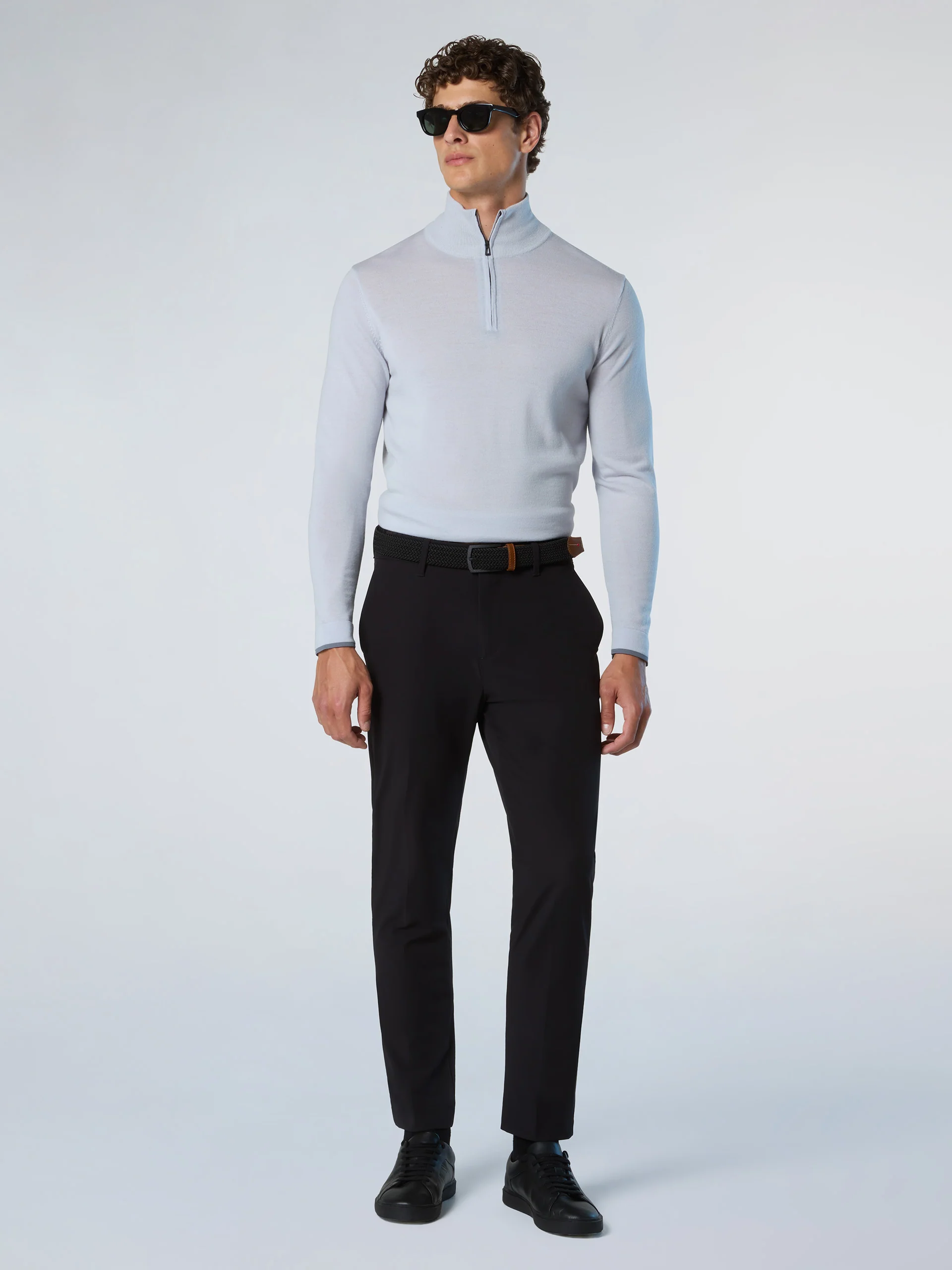 Half-zip sweater with slits - Image 11
