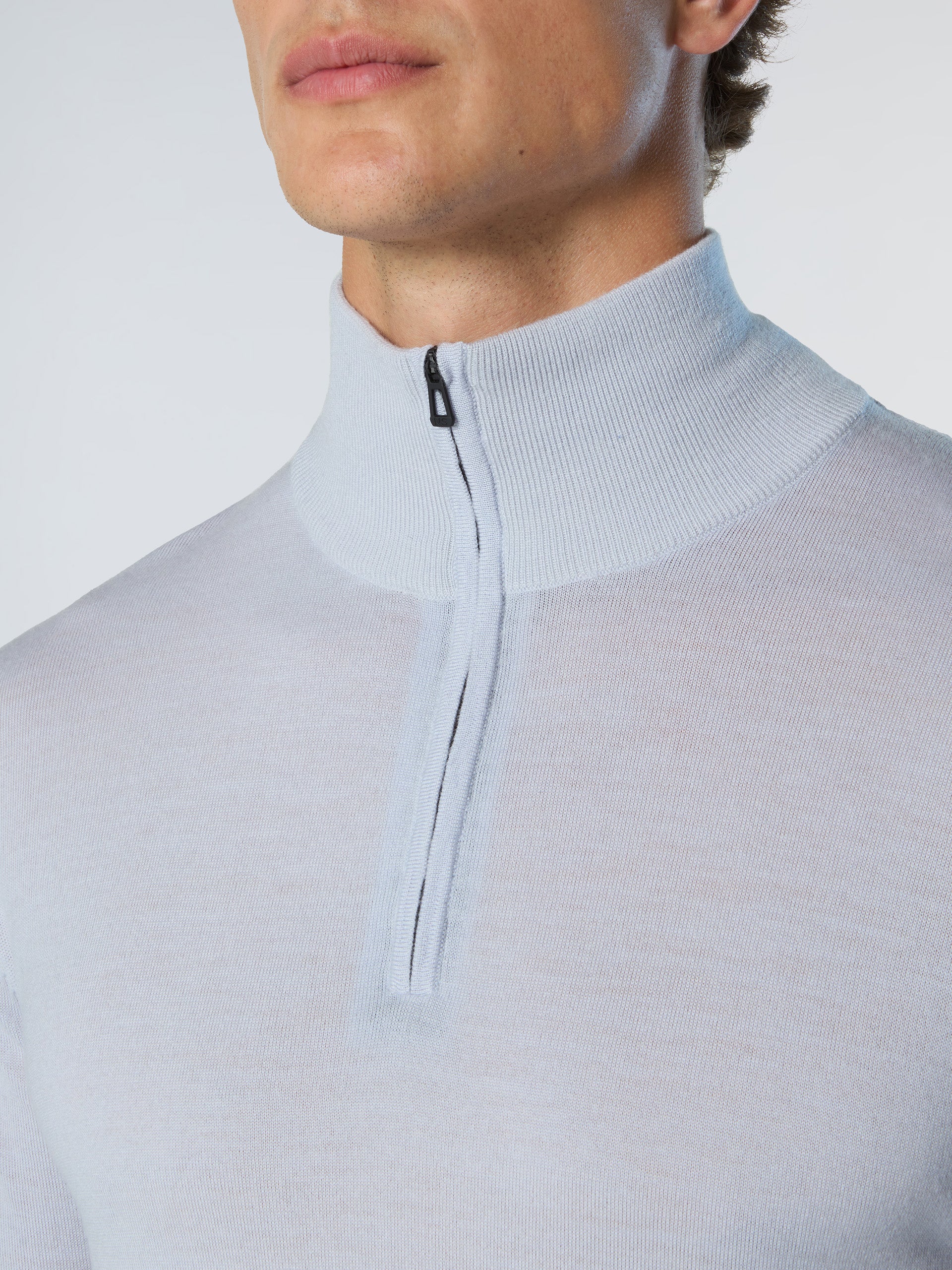 Half-zip sweater with slits - Image 12