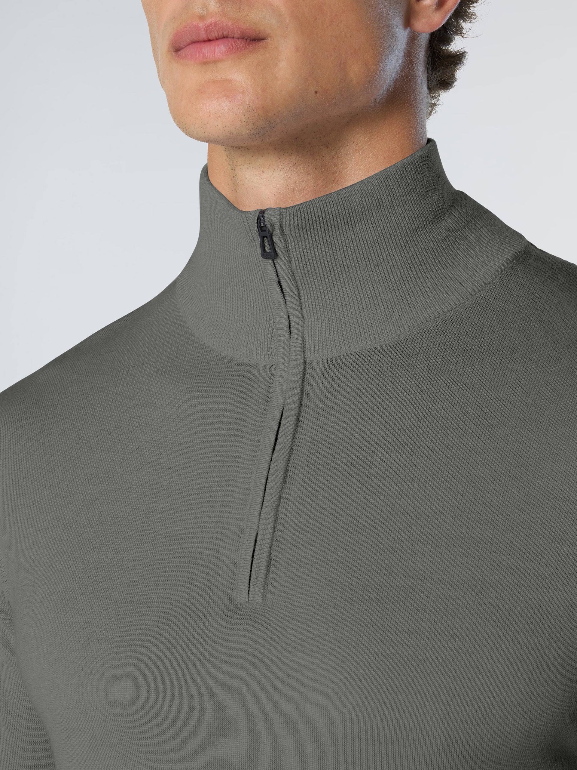 Half-zip sweater with slits - Image 21