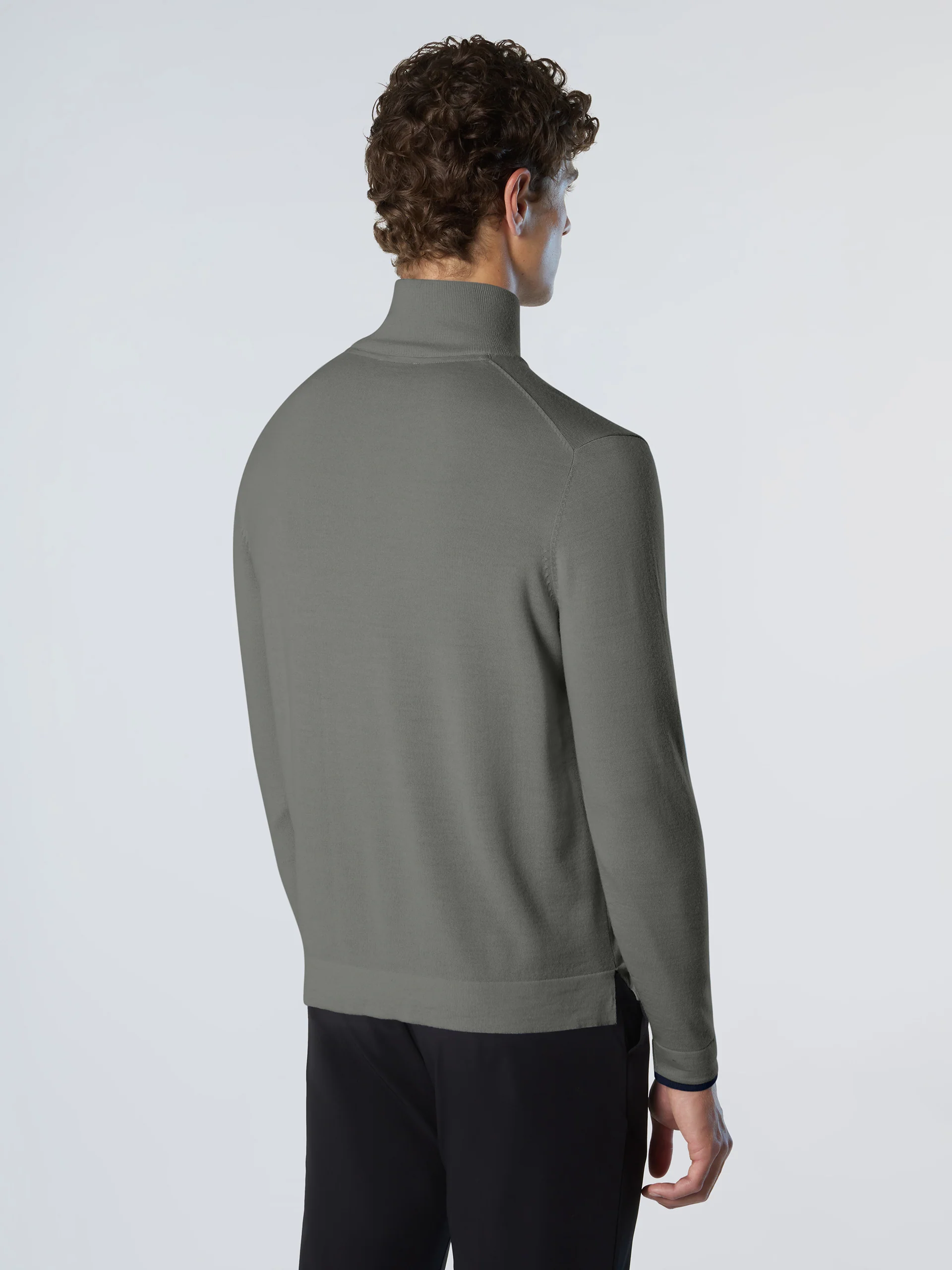 Half-zip sweater with slits - Image 25