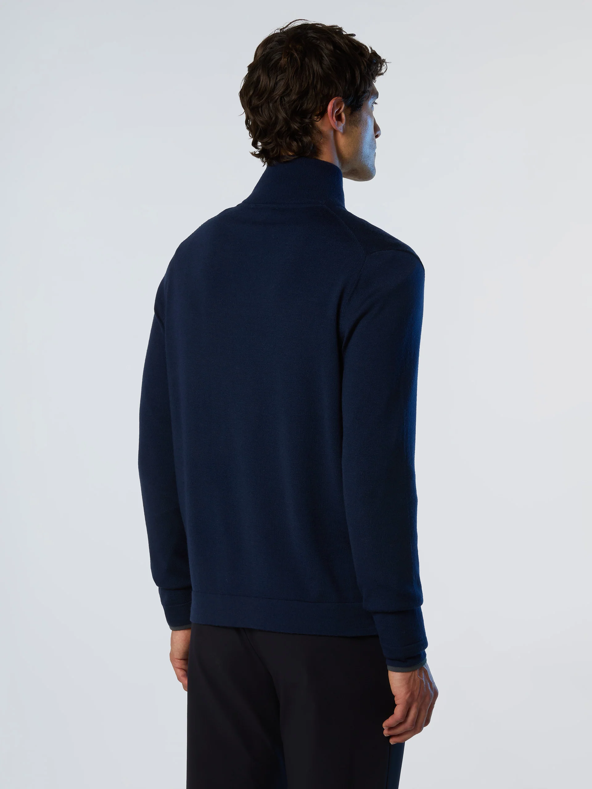 Half-zip sweater with slits - Image 4