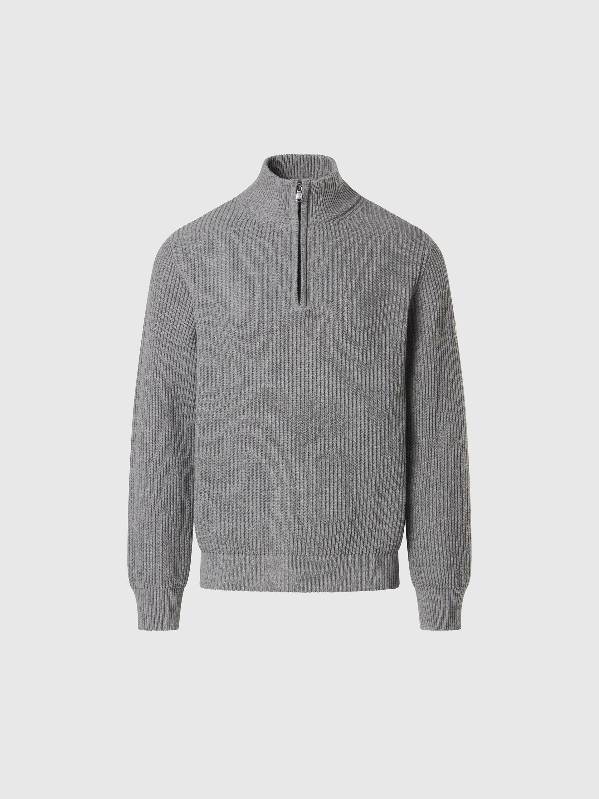 Fisherman's rib half-zip sweater - Image 13