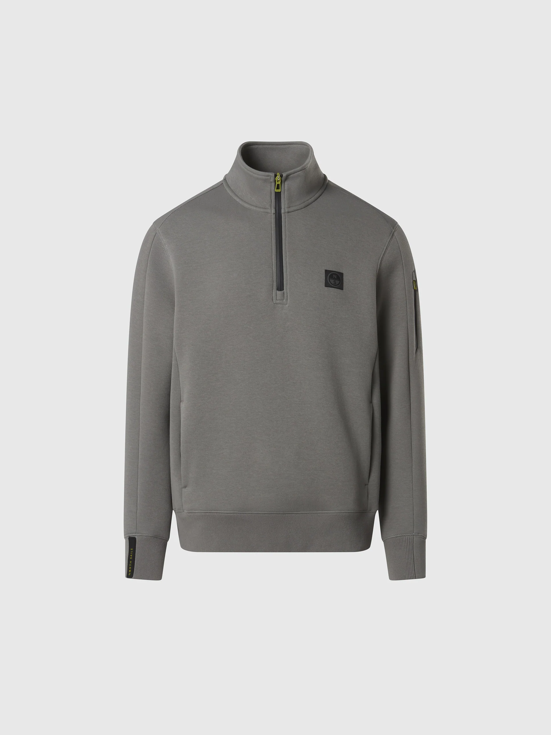 Piqué scuba half-zip sweatshirt - Image 18