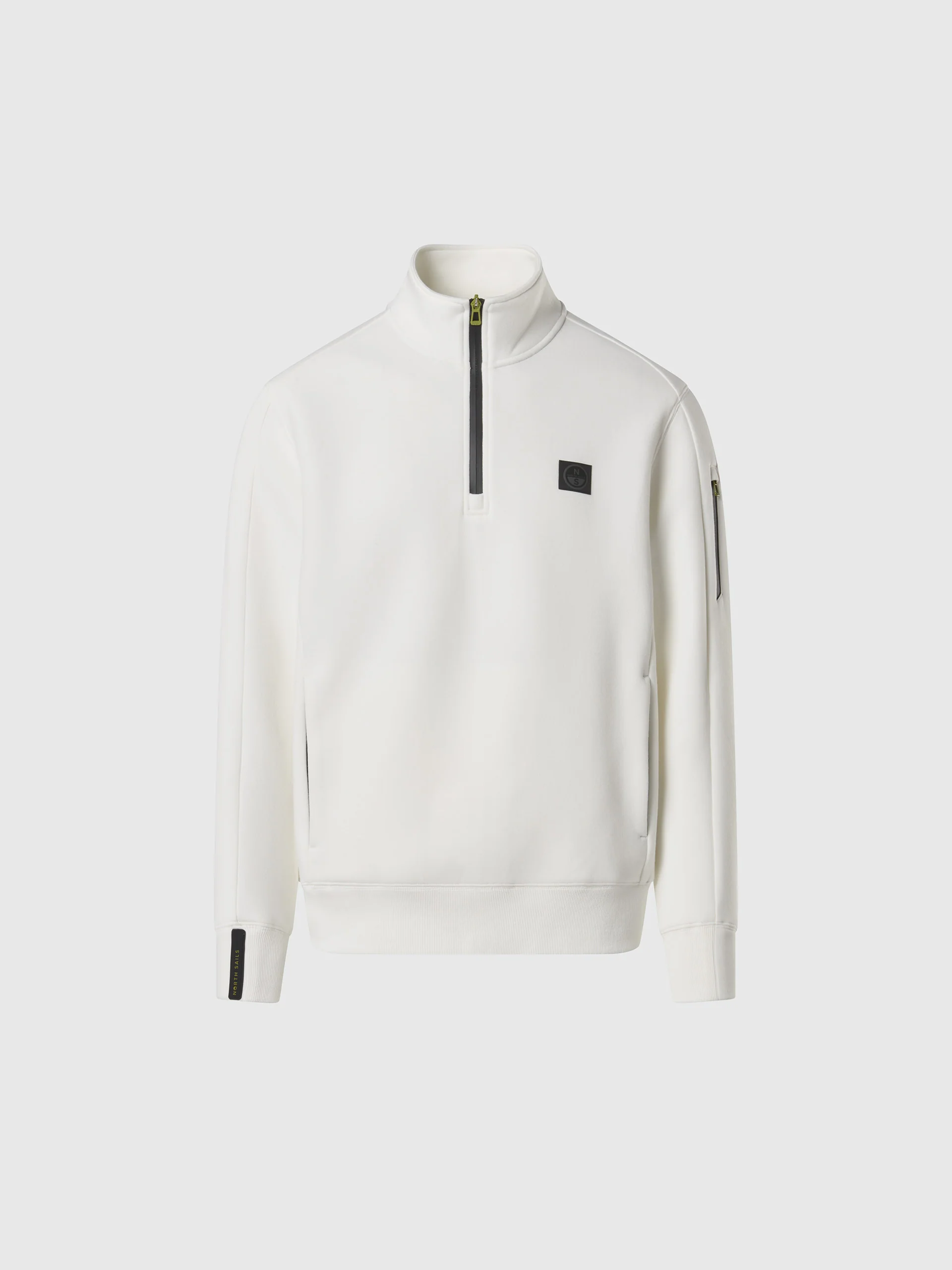 Piqué scuba half-zip sweatshirt - Image 3