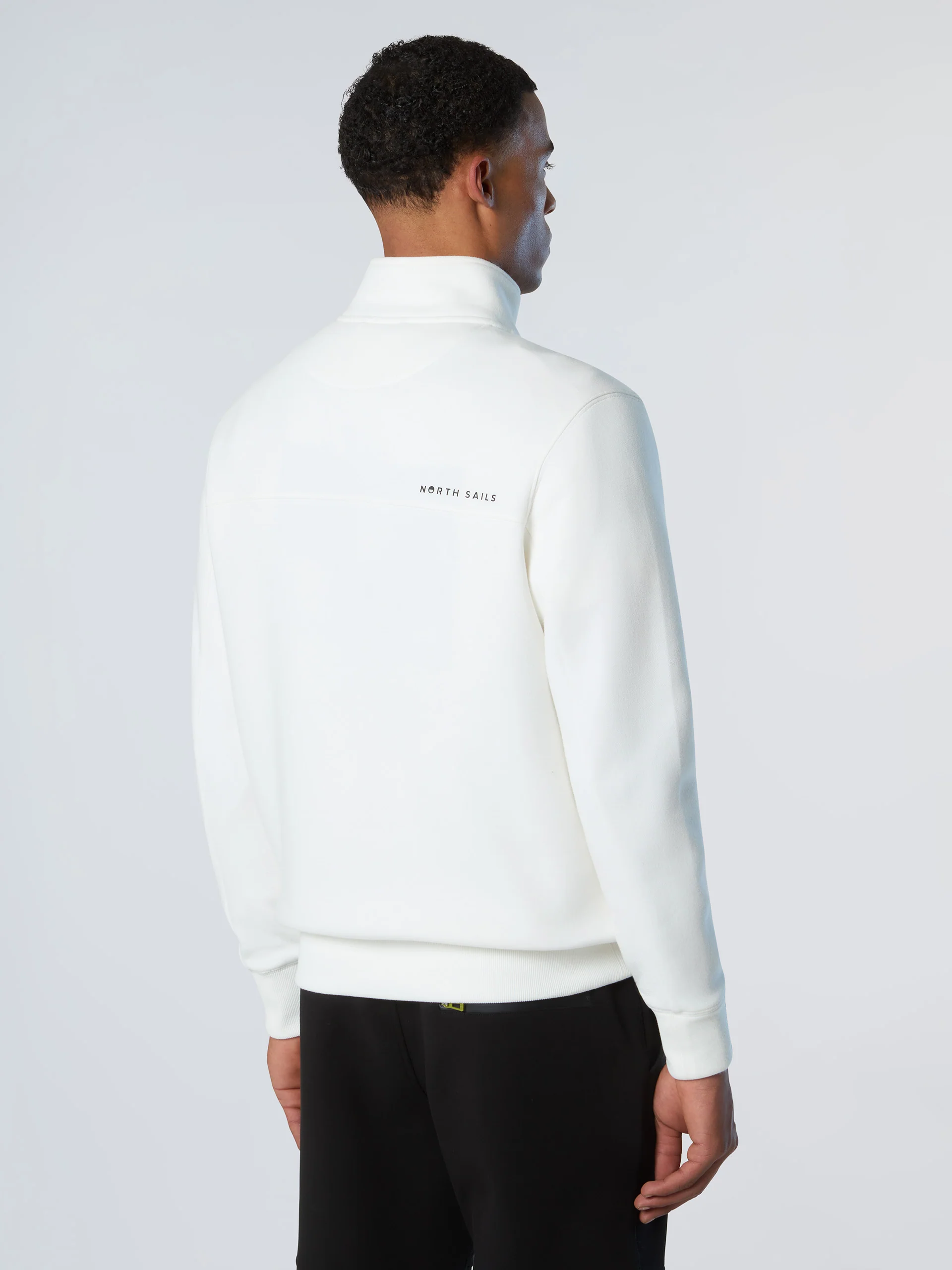 Piqué scuba half-zip sweatshirt - Image 4