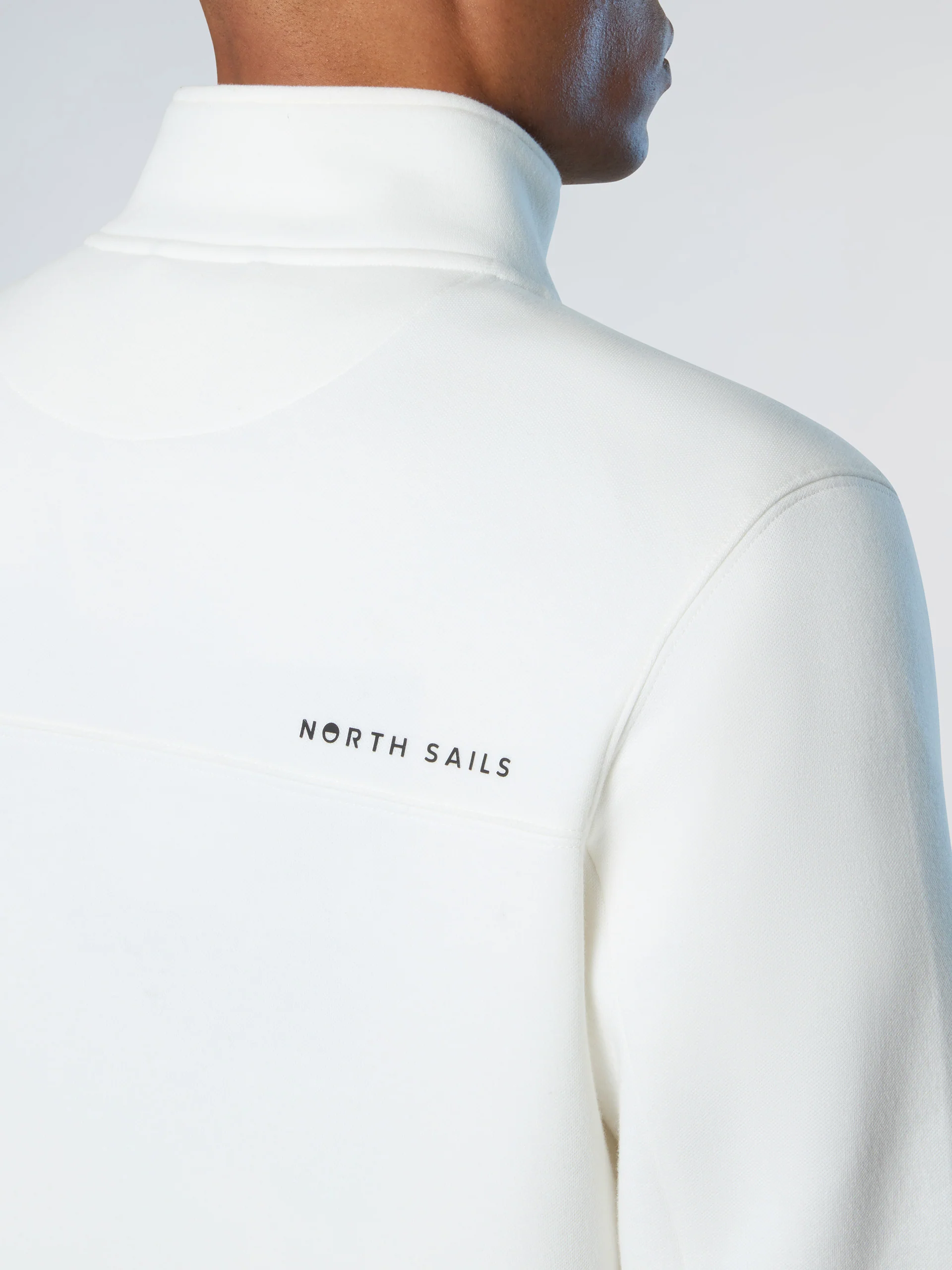 Piqué scuba half-zip sweatshirt - Image 7