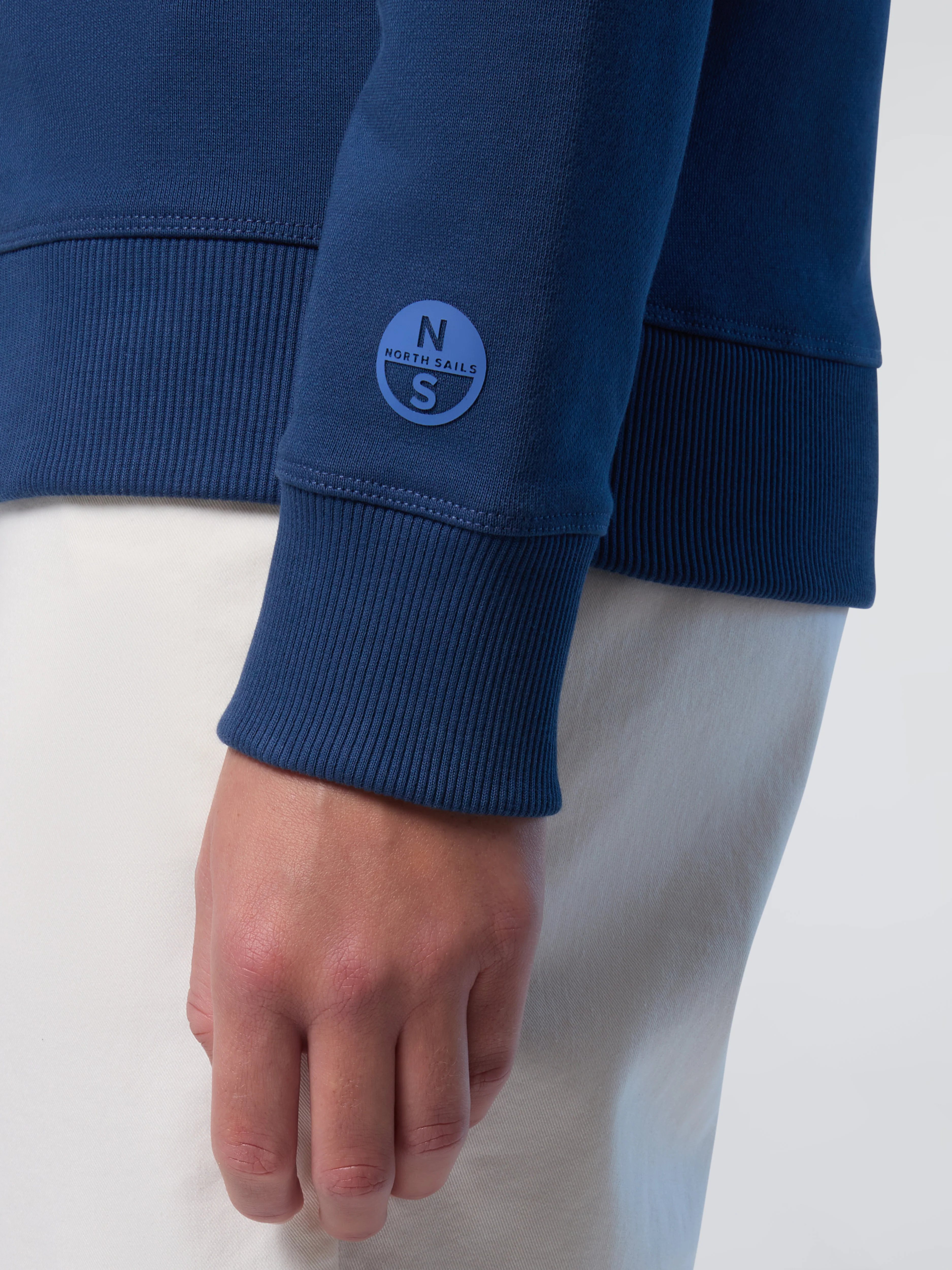 V-neck hoodie with North Sails print - Image 14