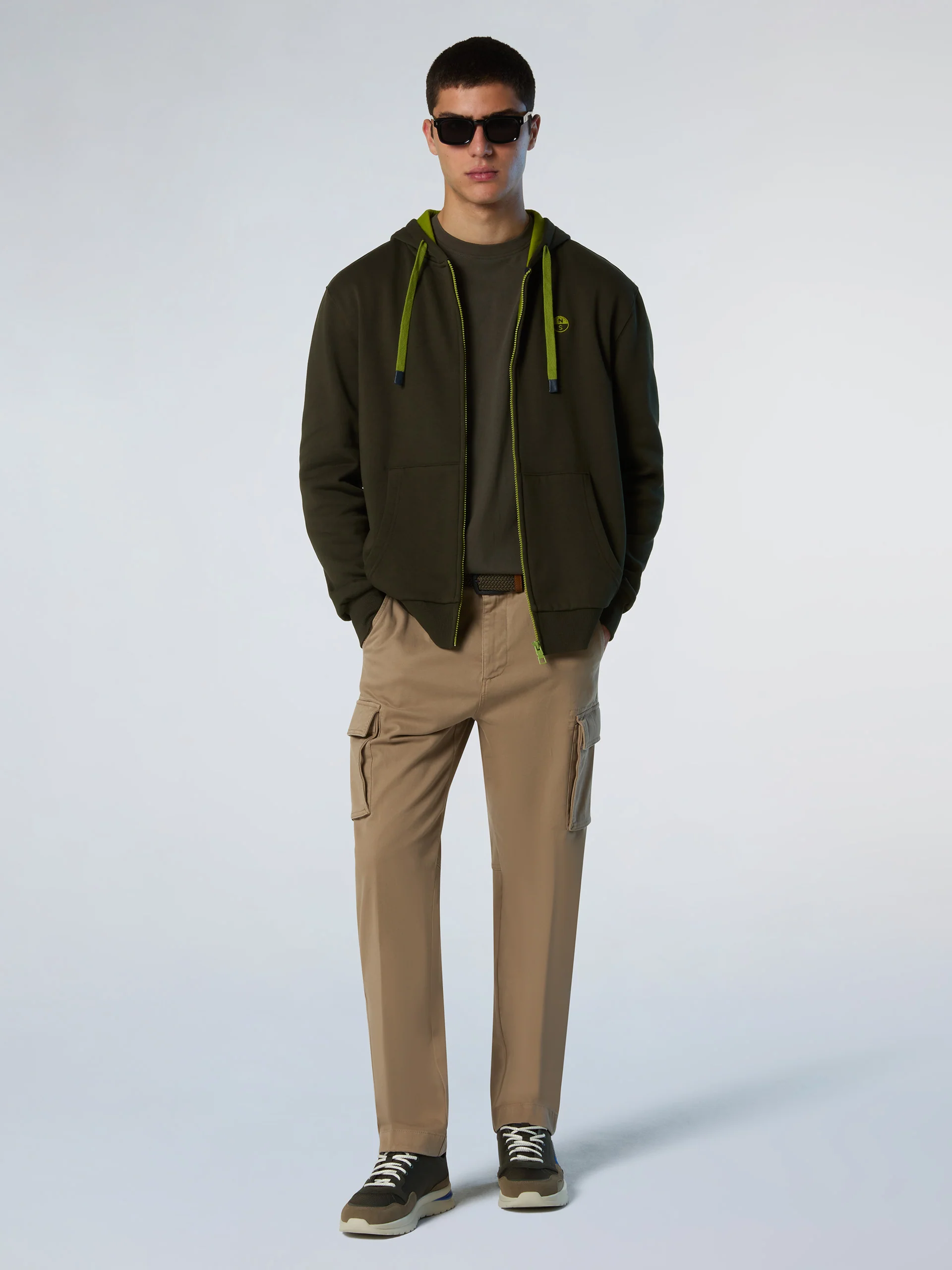Full-zip hoodie with embroidered logo - Image 11