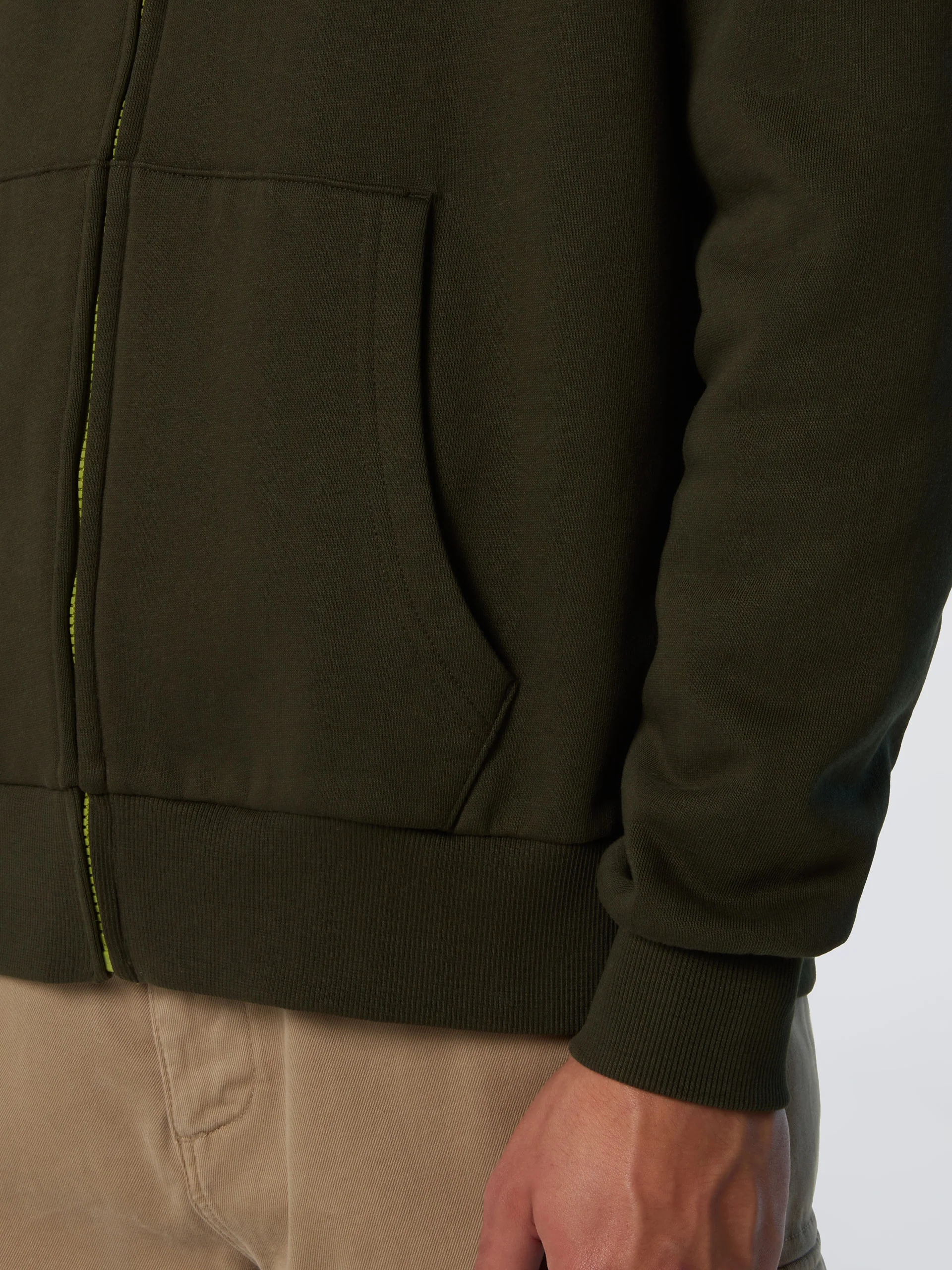 Full-zip hoodie with embroidered logo - Image 13