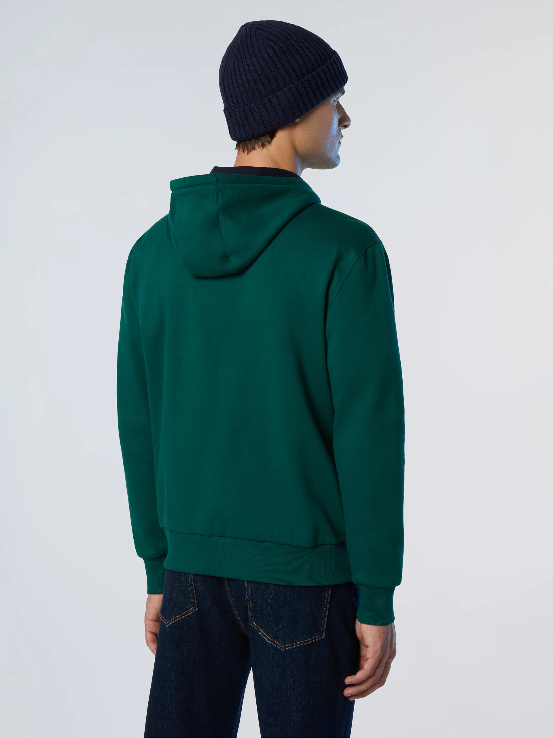 Full-zip hoodie with embroidered logo - Image 19