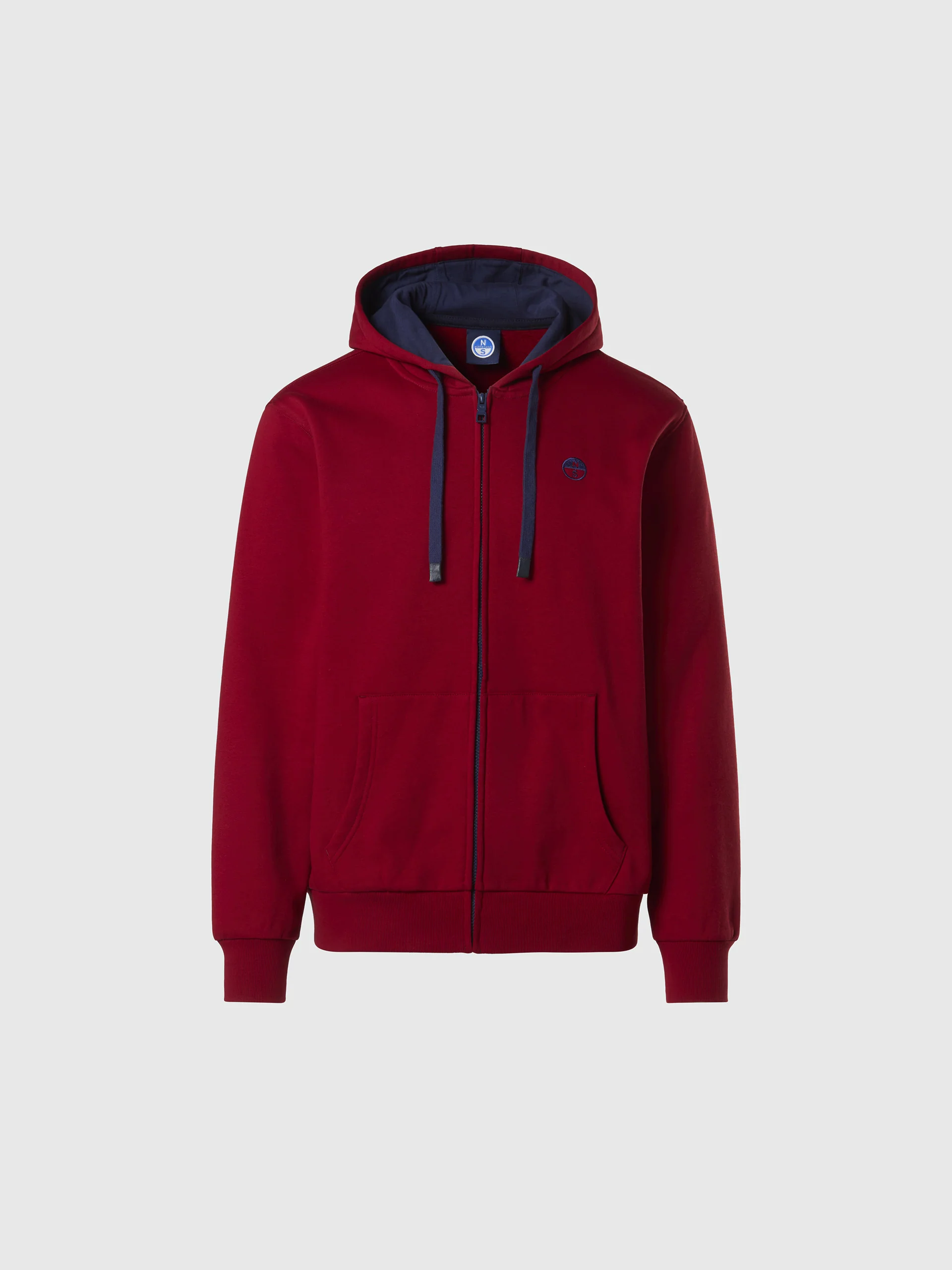Full-zip hoodie with embroidered logo - Image 3