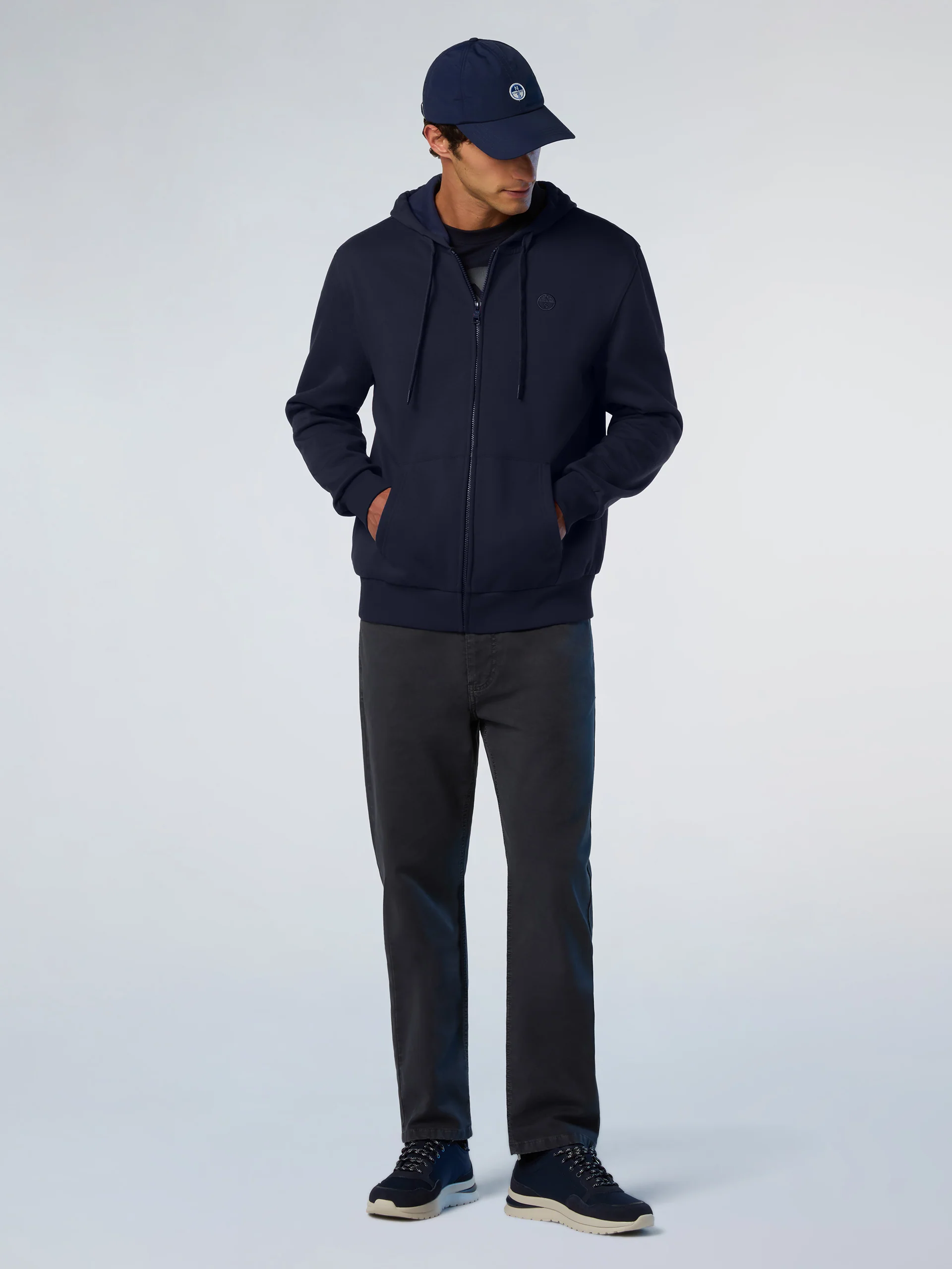 Full-zip hoodie with embroidered logo - Image 31