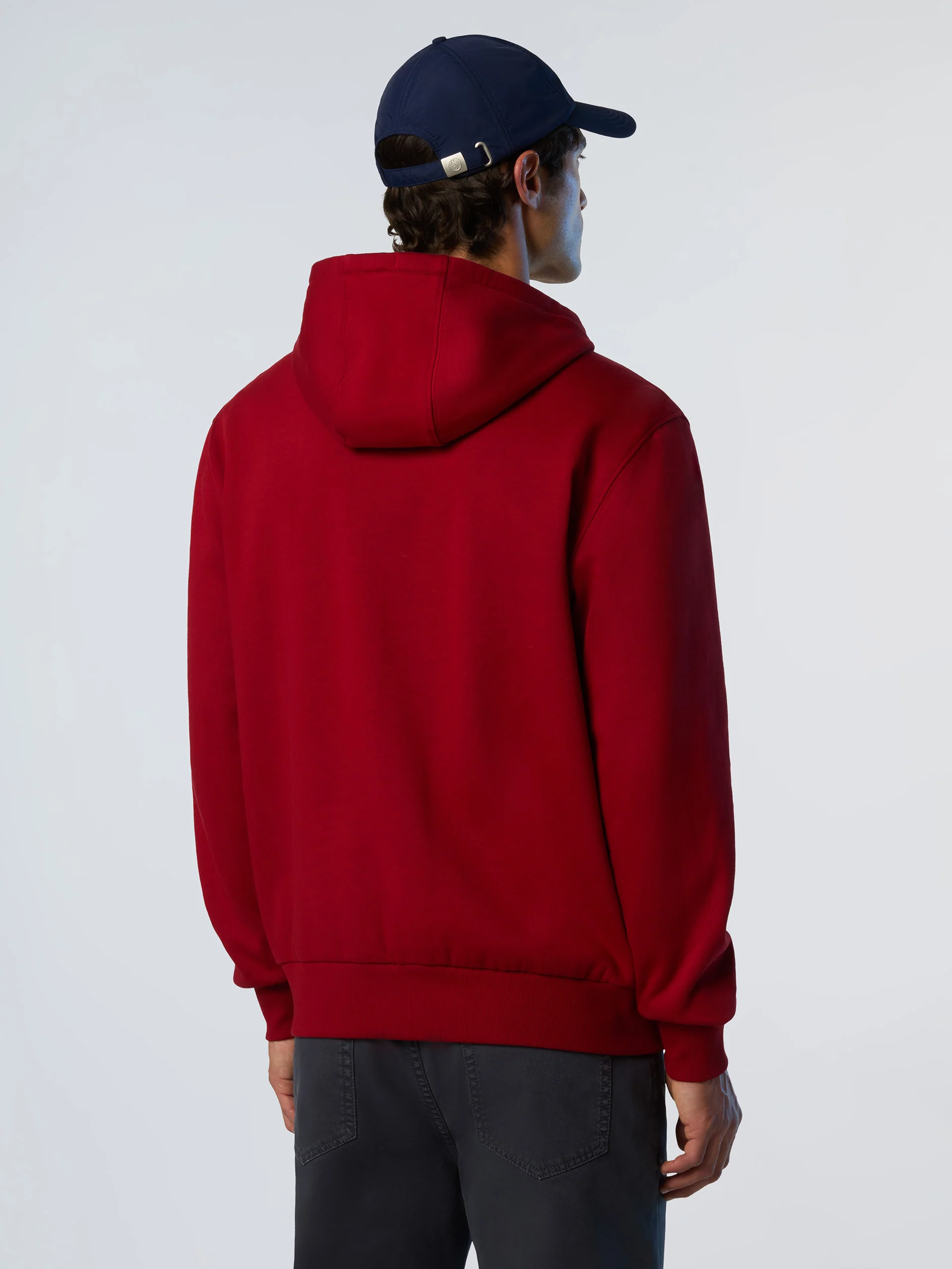 Full-zip hoodie with embroidered logo - Image 4