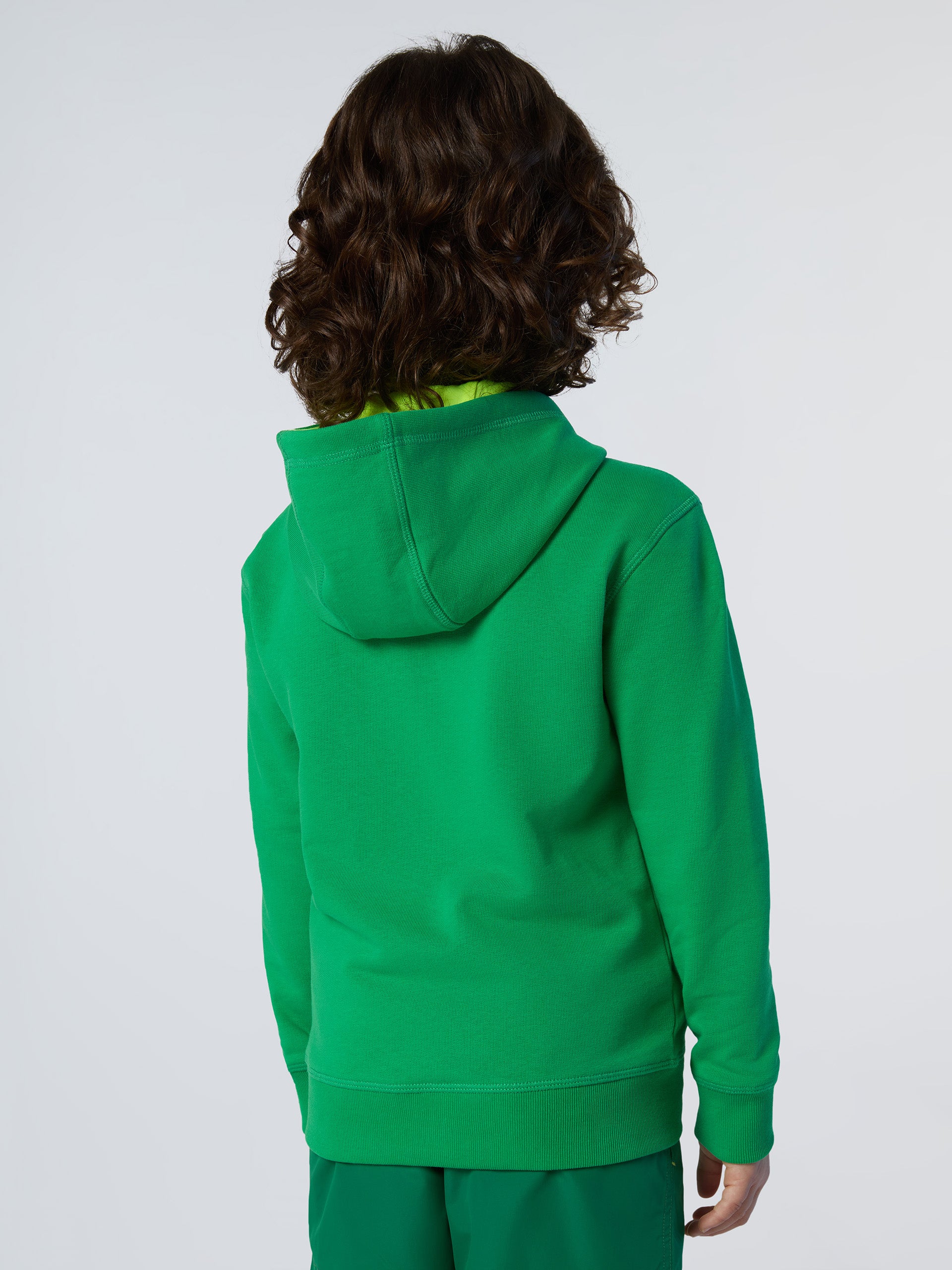 Zipper hoodie with maxi logo - Image 16