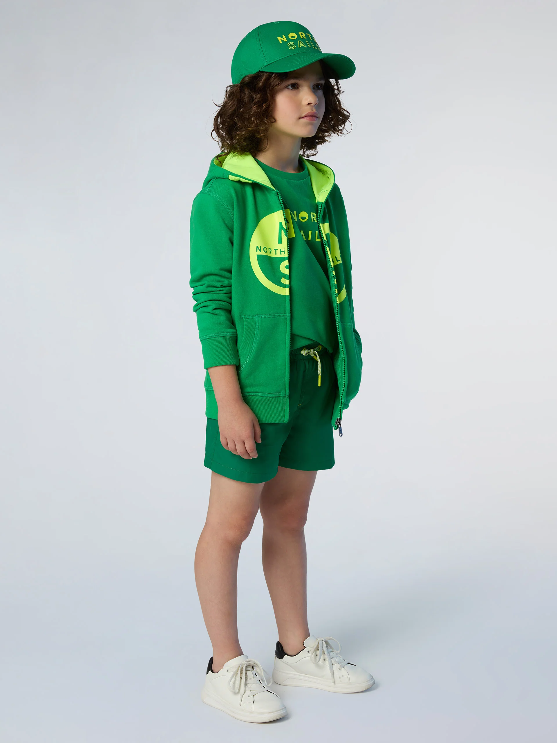 Zipper hoodie with maxi logo - Image 17