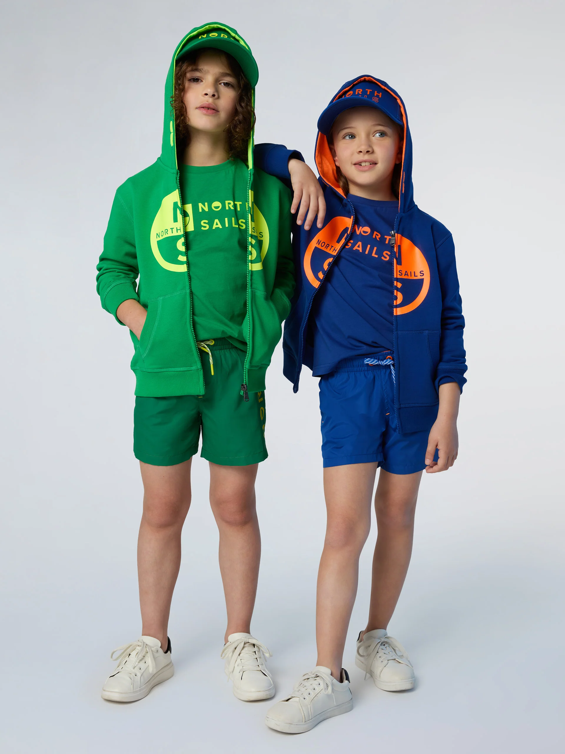 Zipper hoodie with maxi logo - Image 19