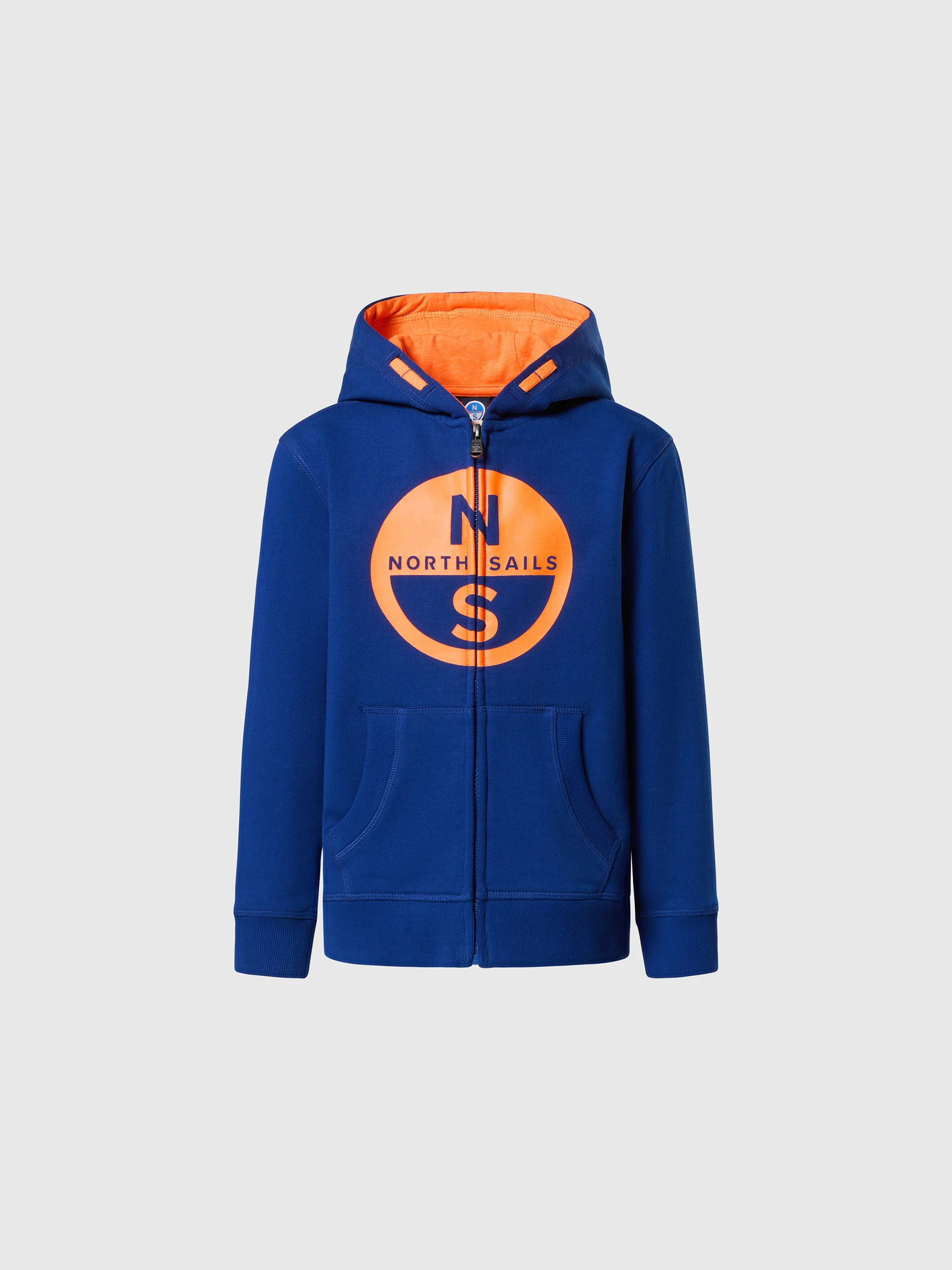 Zipper hoodie with maxi logo - Image 20