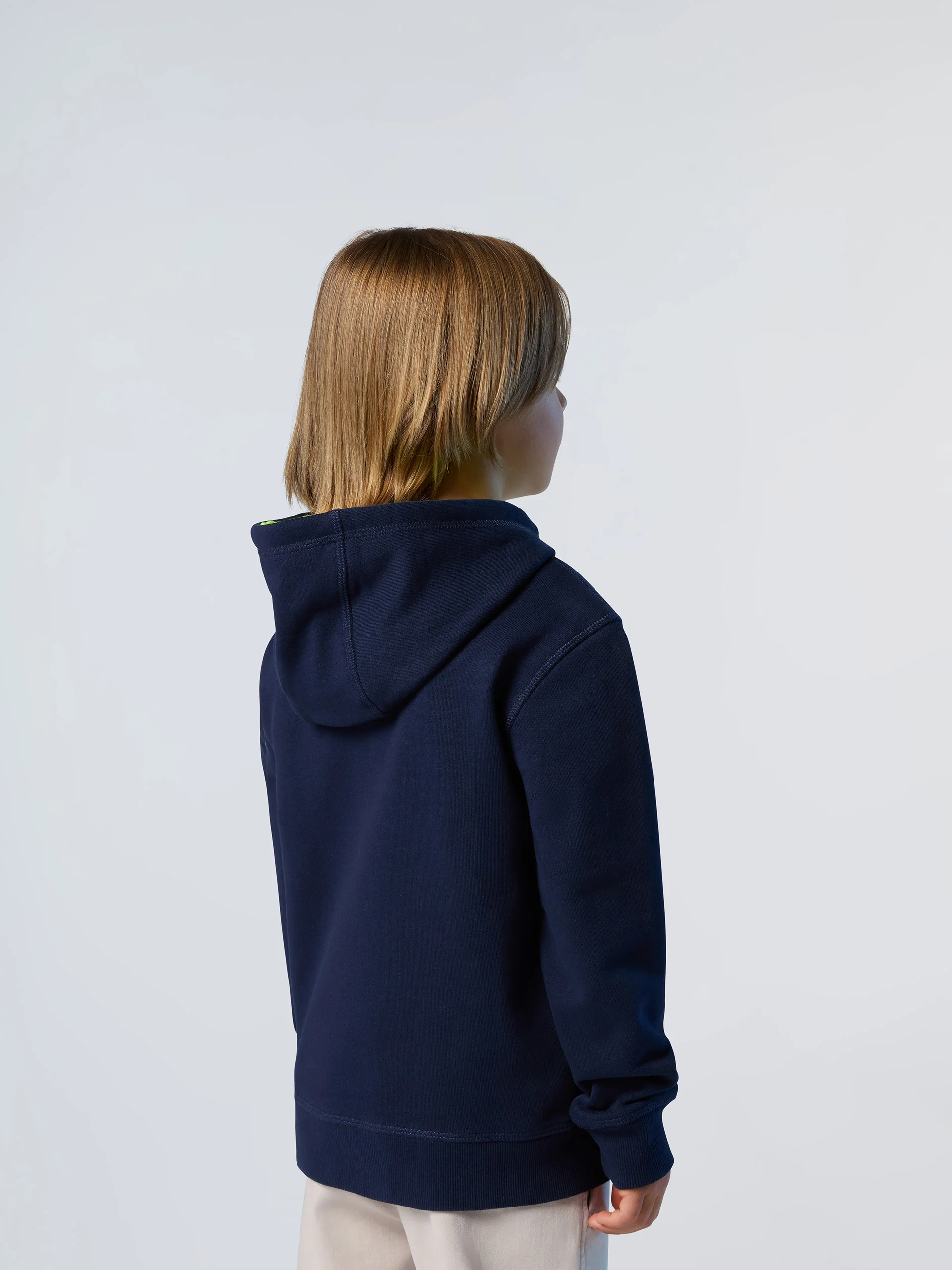 Zipper hoodie with maxi logo - Image 24