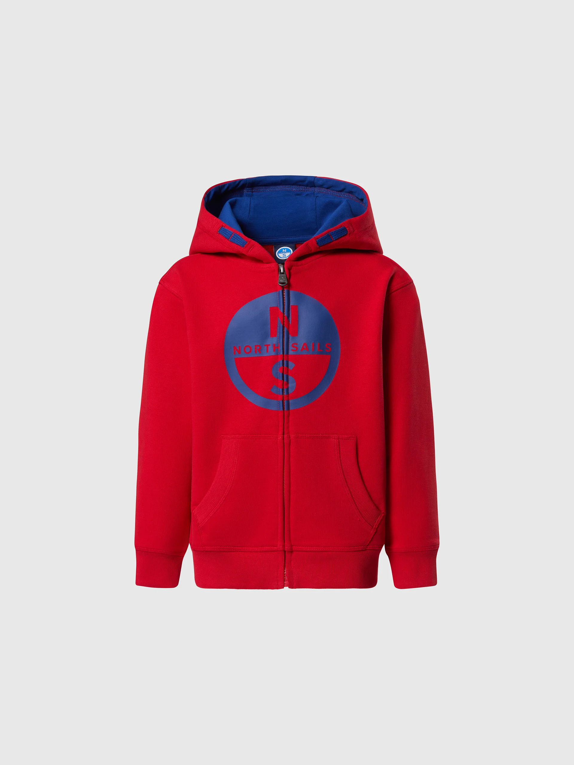 Zipper hoodie with maxi logo - Image 9