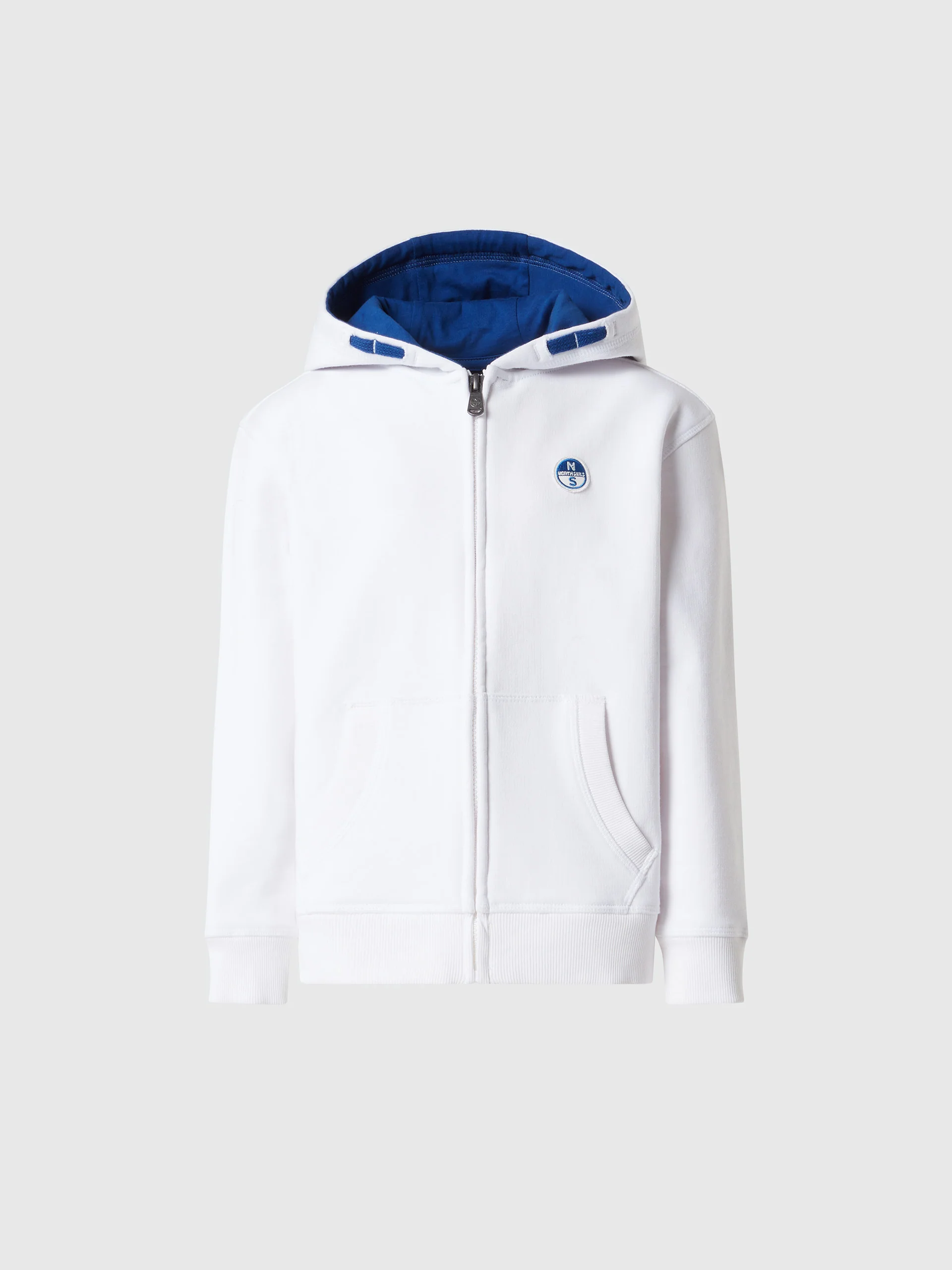 Zipper hoodie with logo patch - Image 3