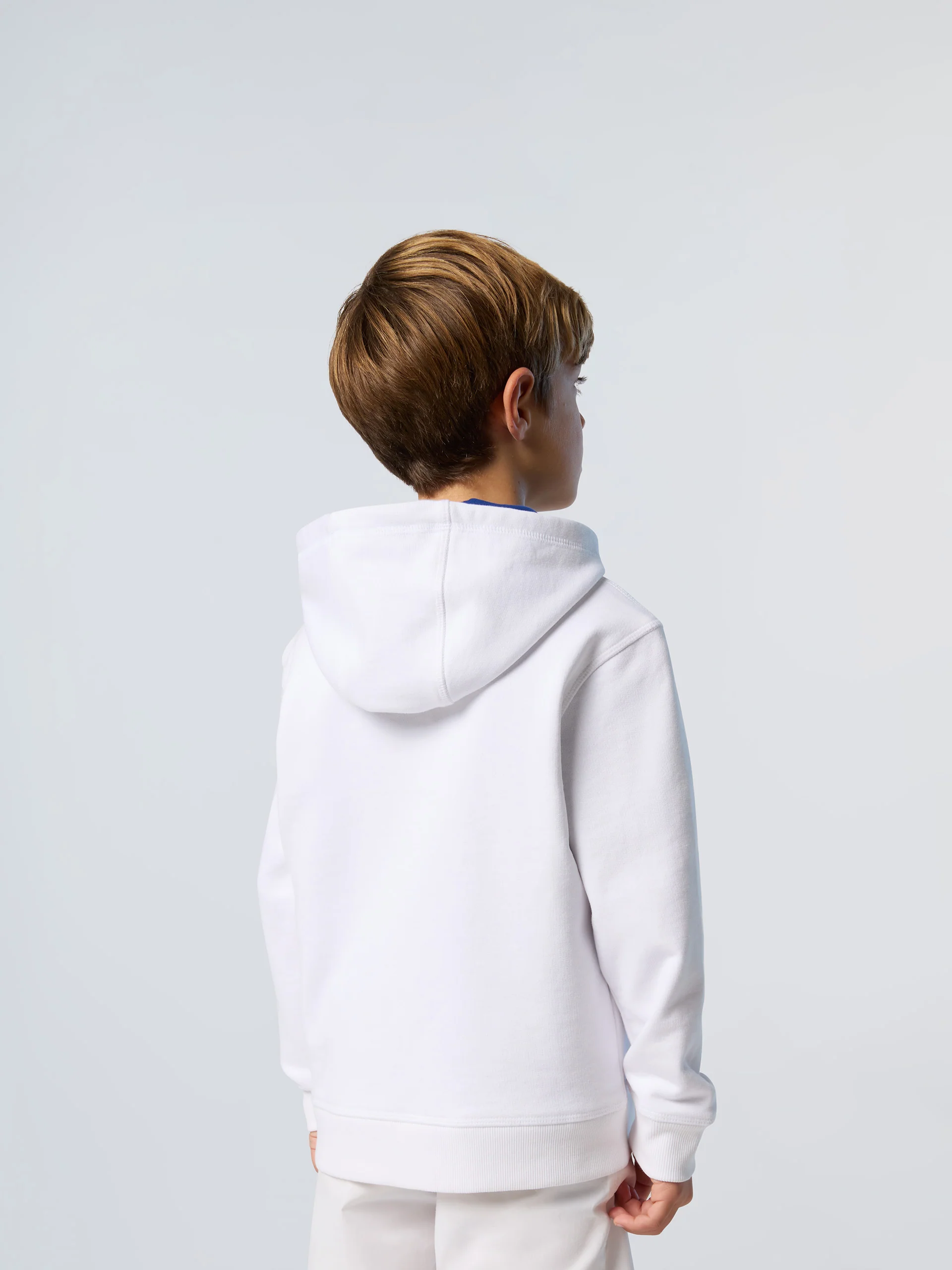 Zipper hoodie with logo patch - Image 4