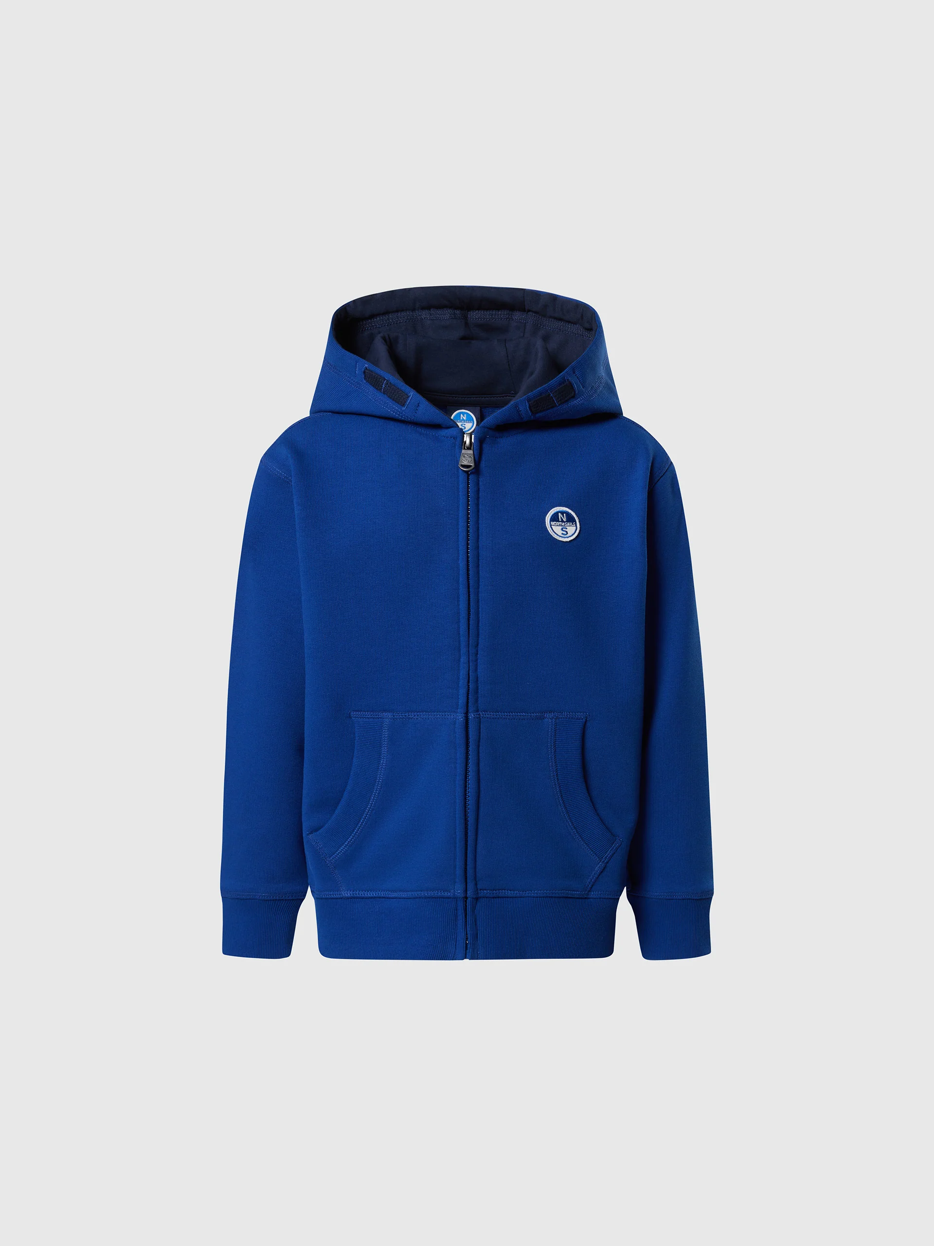 Zipper hoodie with logo patch - Image 9