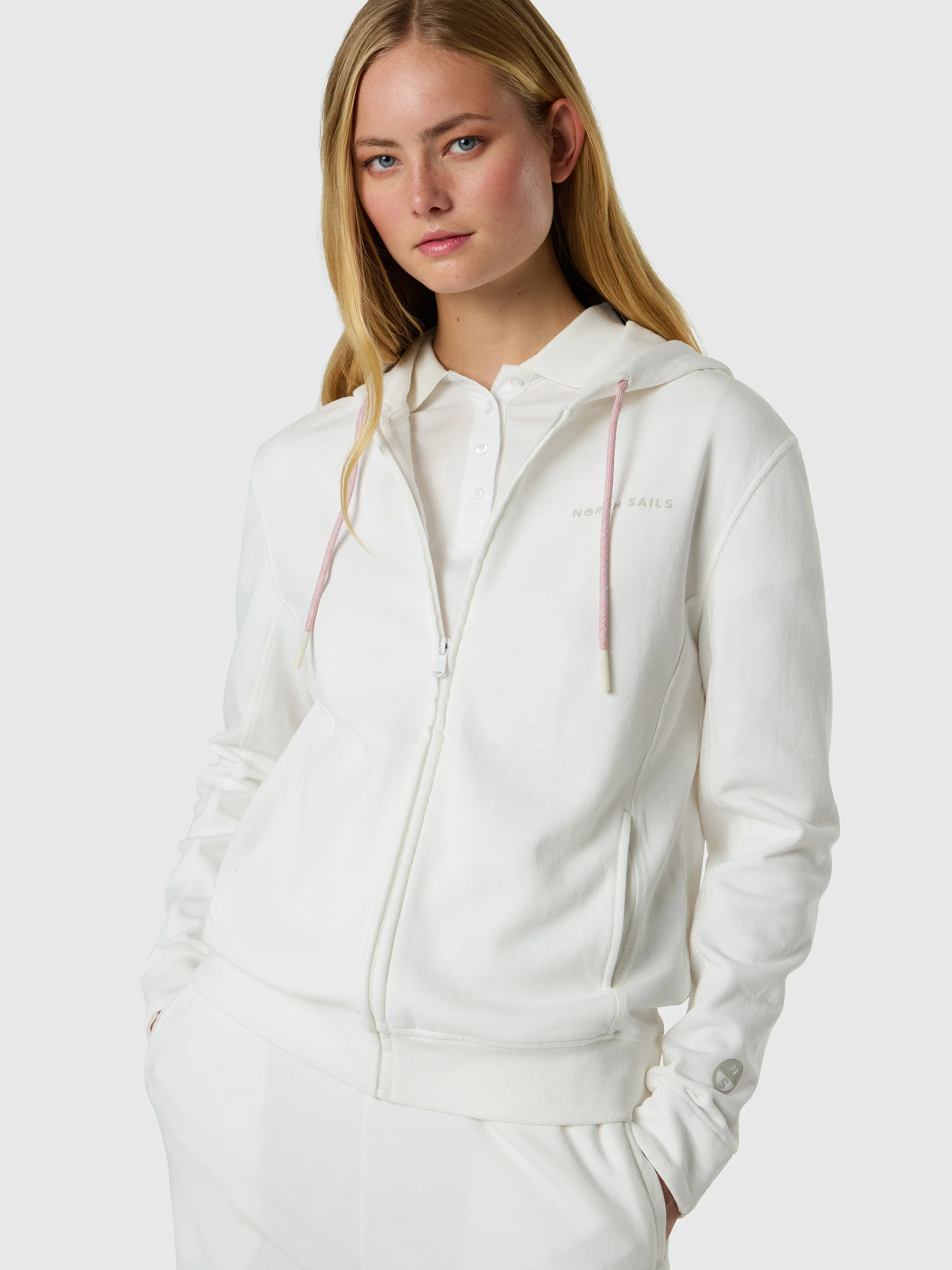 French Terry zipper hoodie - Image 2