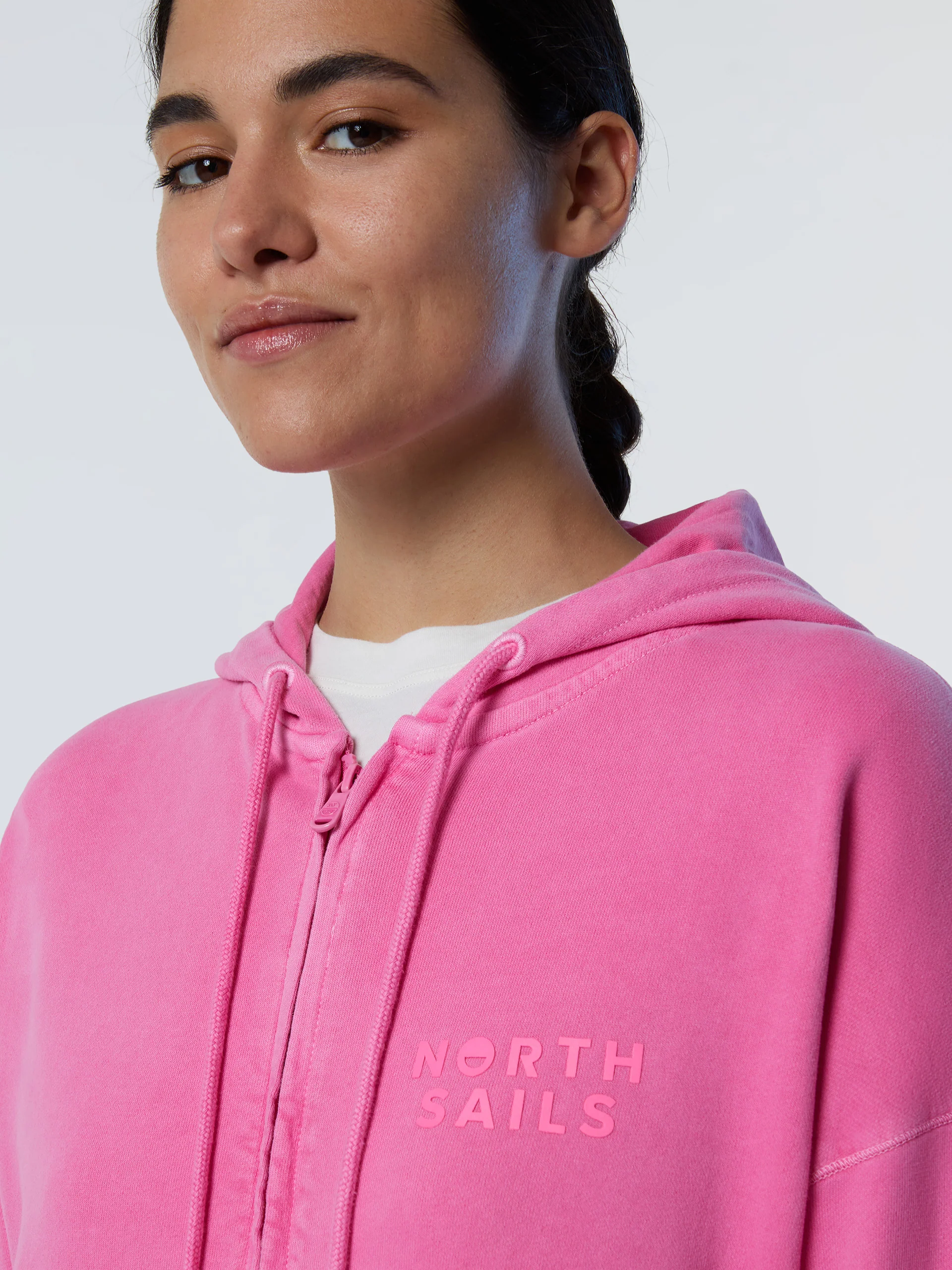 Eco fleece full-zipper hoodie - Image 13