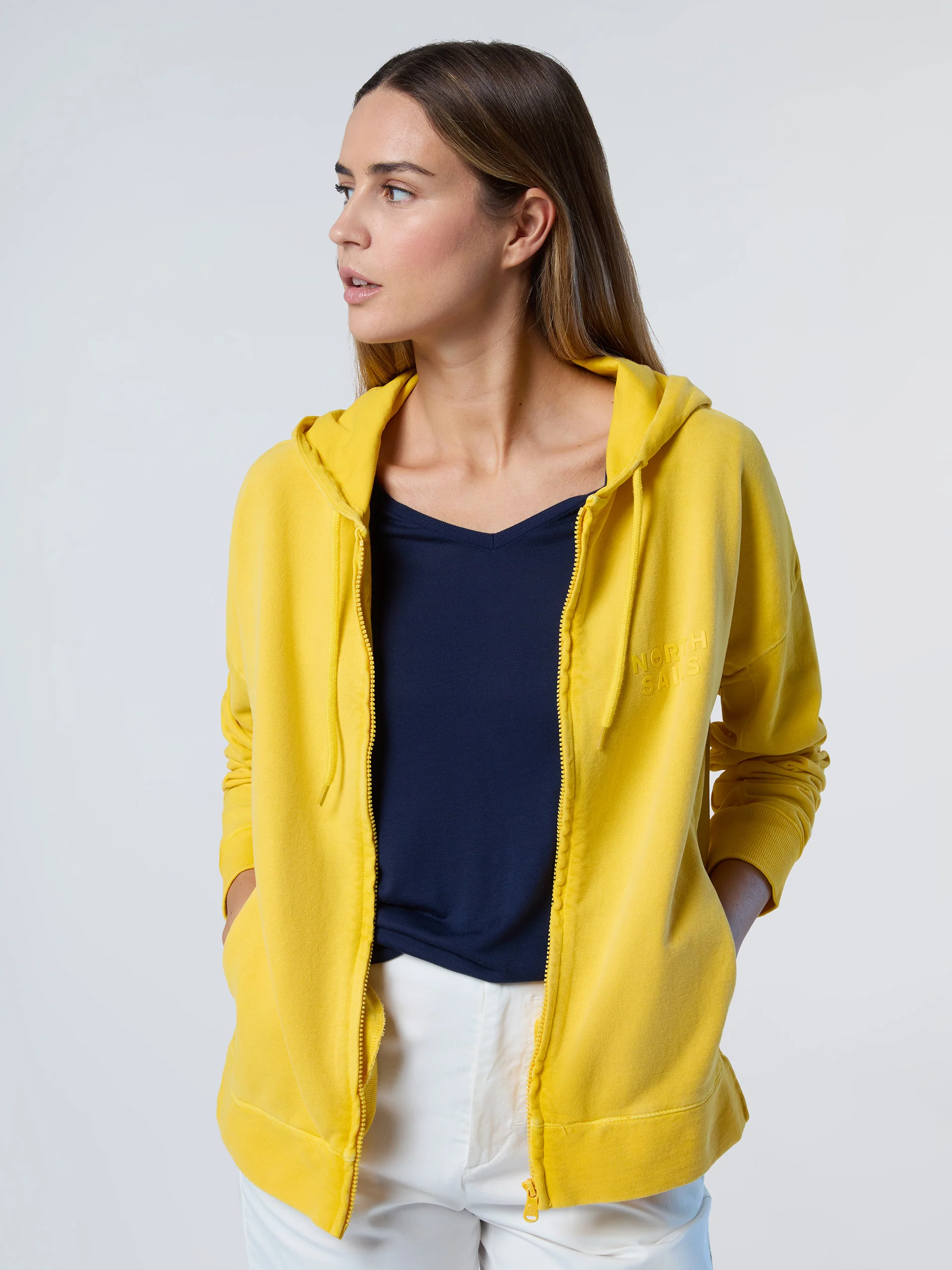 Eco fleece full-zipper hoodie - Image 16