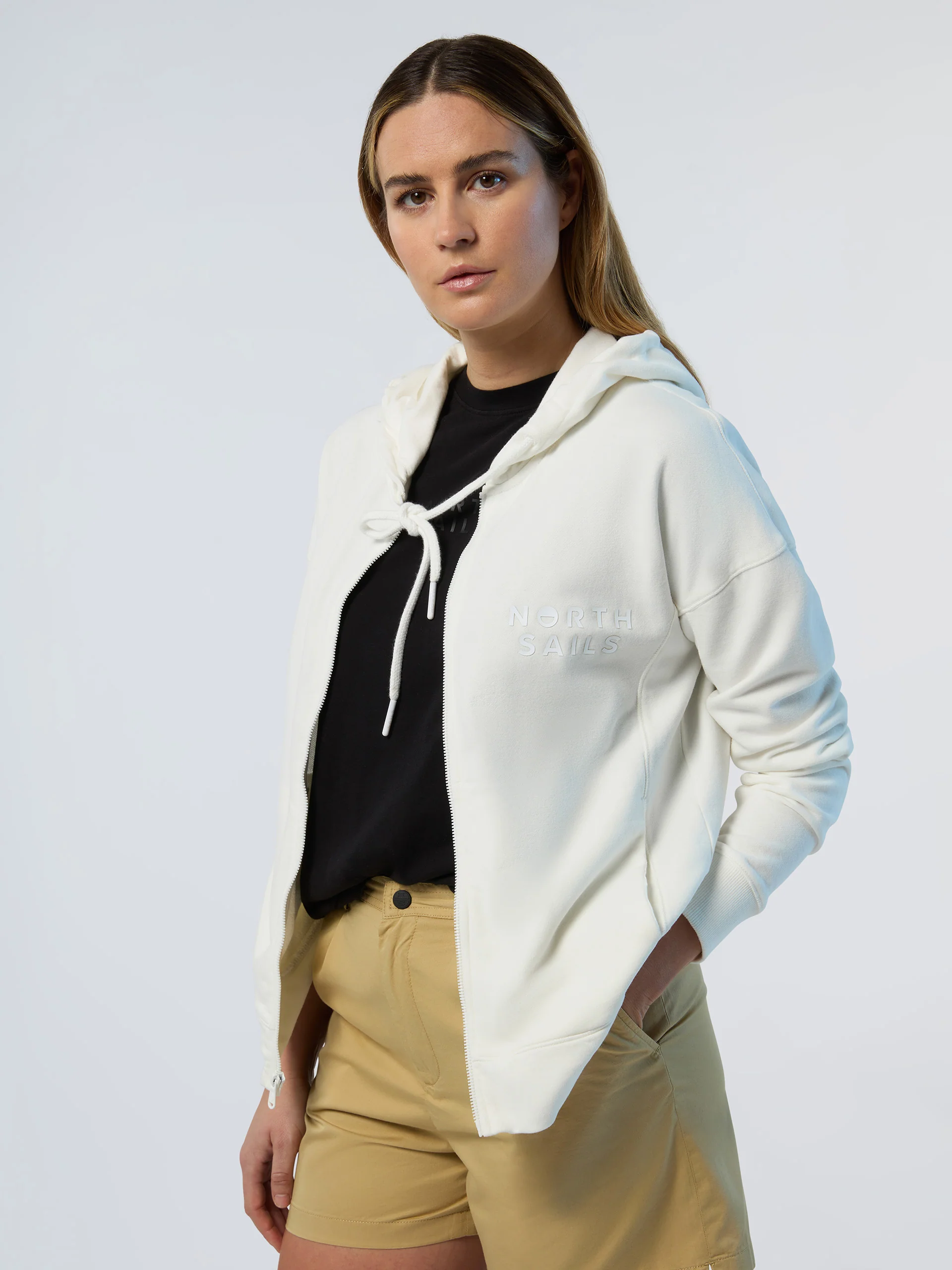 Eco fleece full-zipper hoodie - Image 2