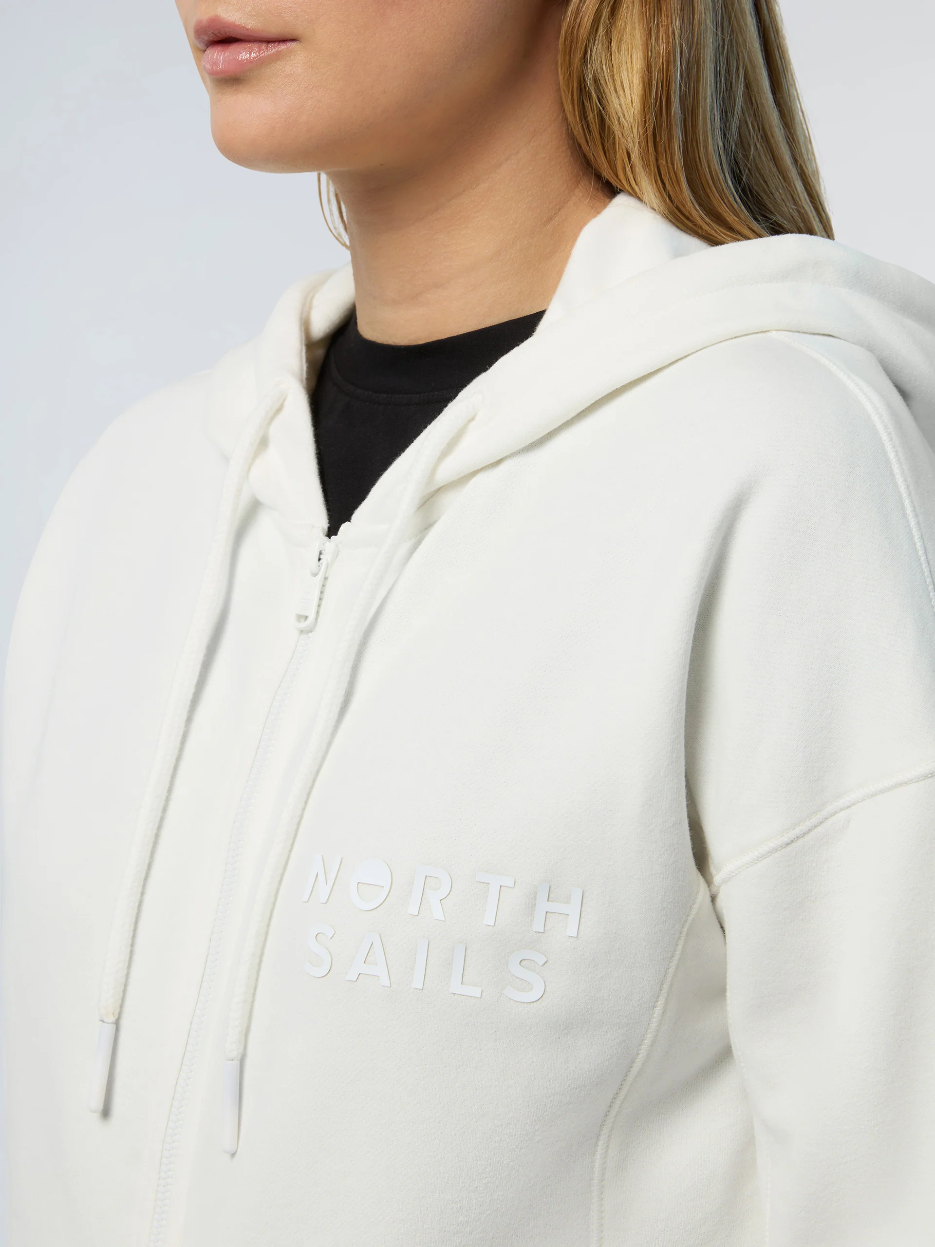Eco fleece full-zipper hoodie - Image 6