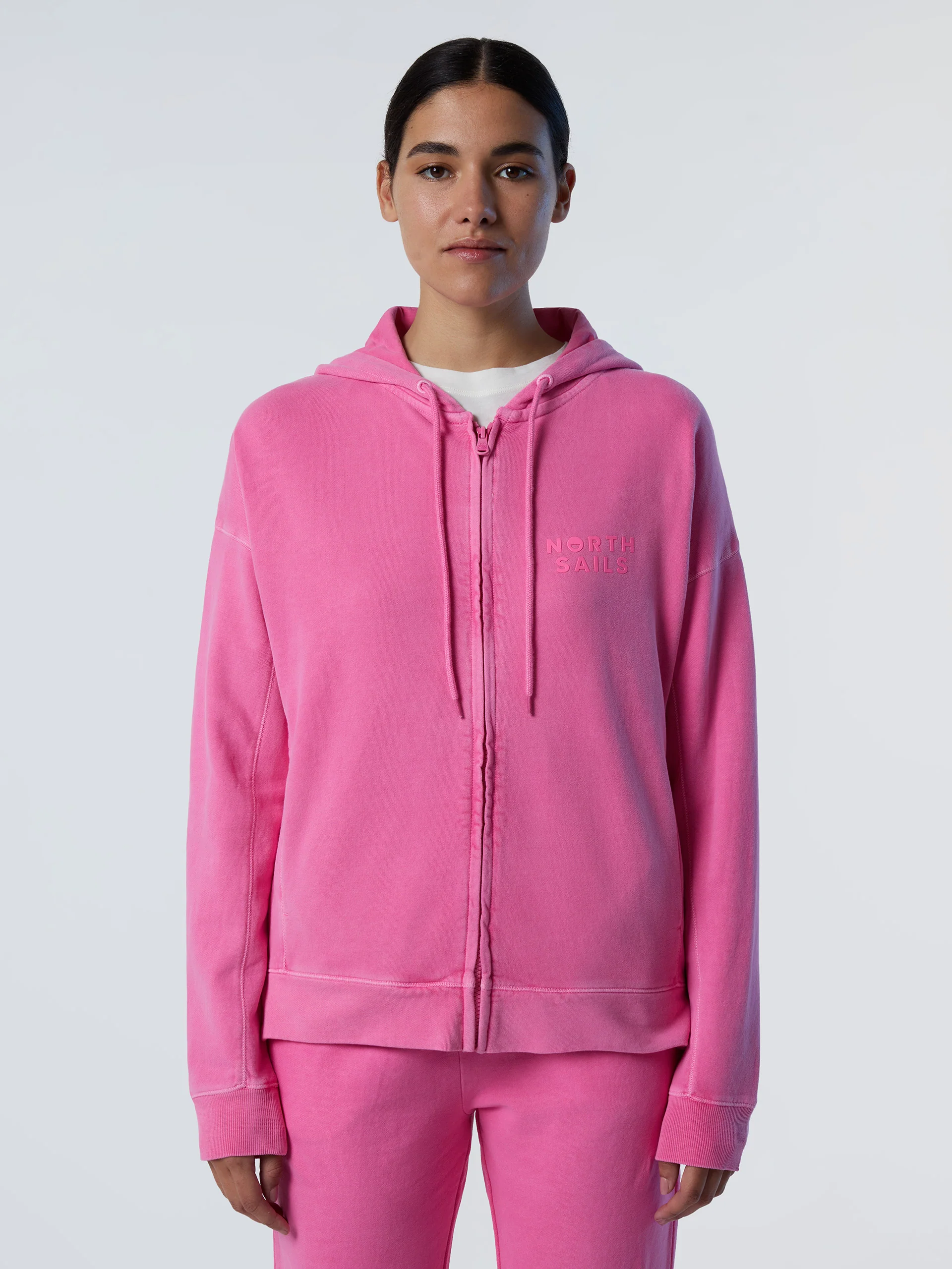 Eco fleece full-zipper hoodie - Image 8