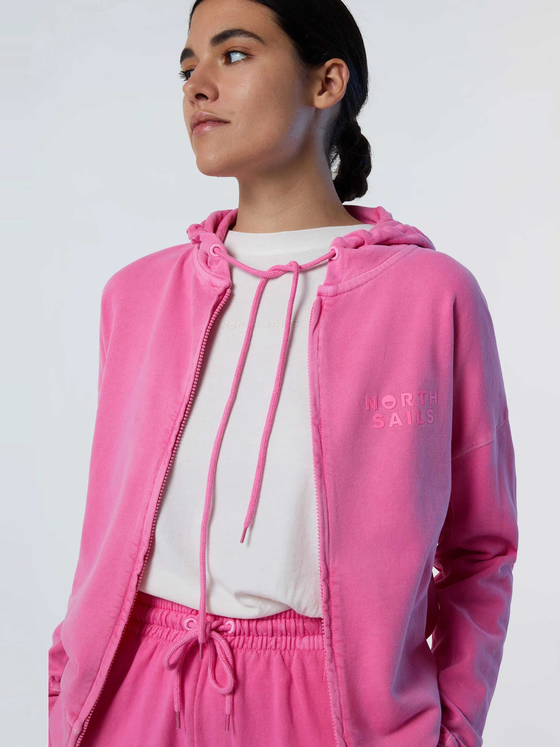 Eco fleece full-zipper hoodie - Image 9