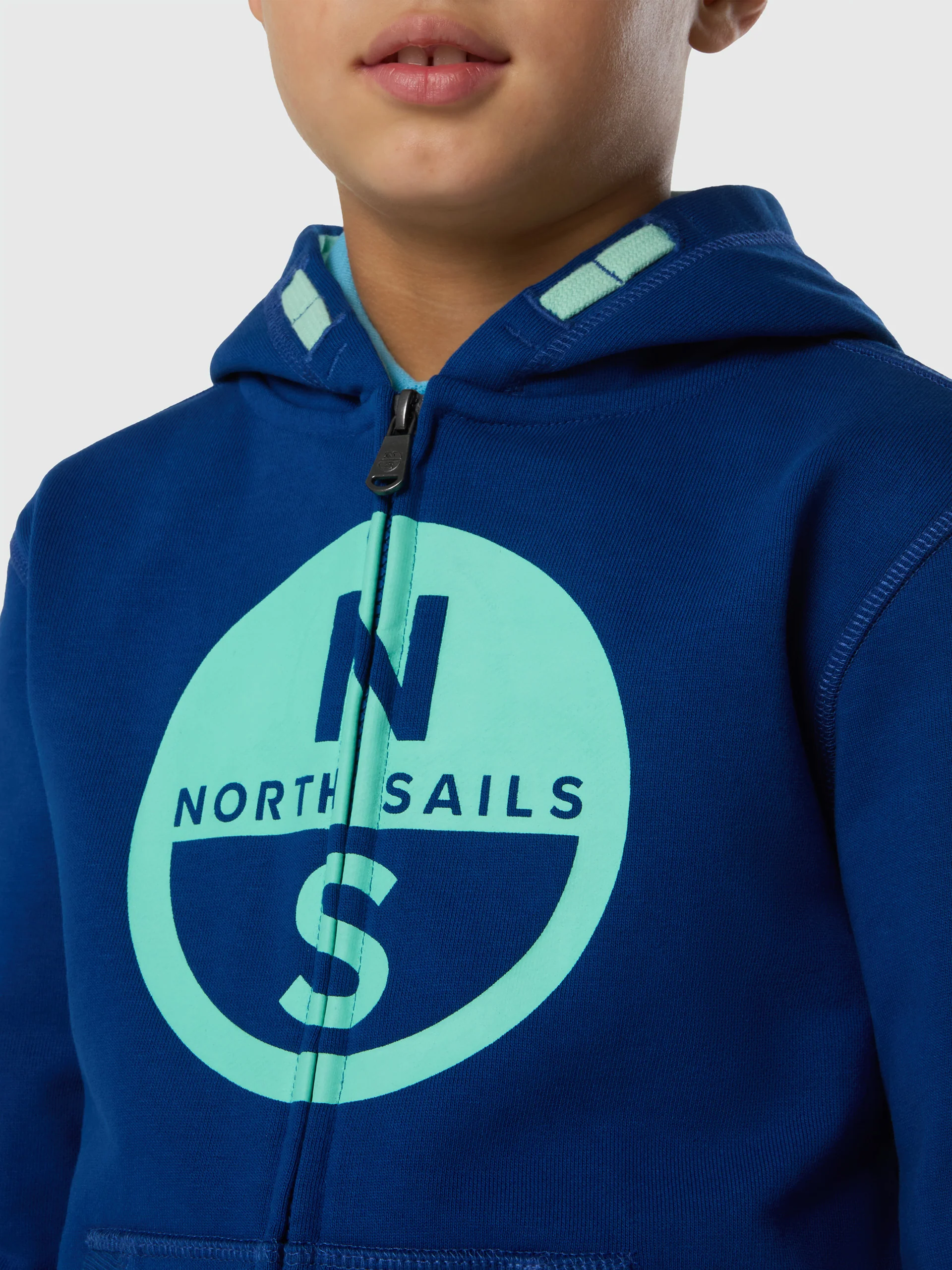 Full-zip hoodie with maxi logo print - Image 18