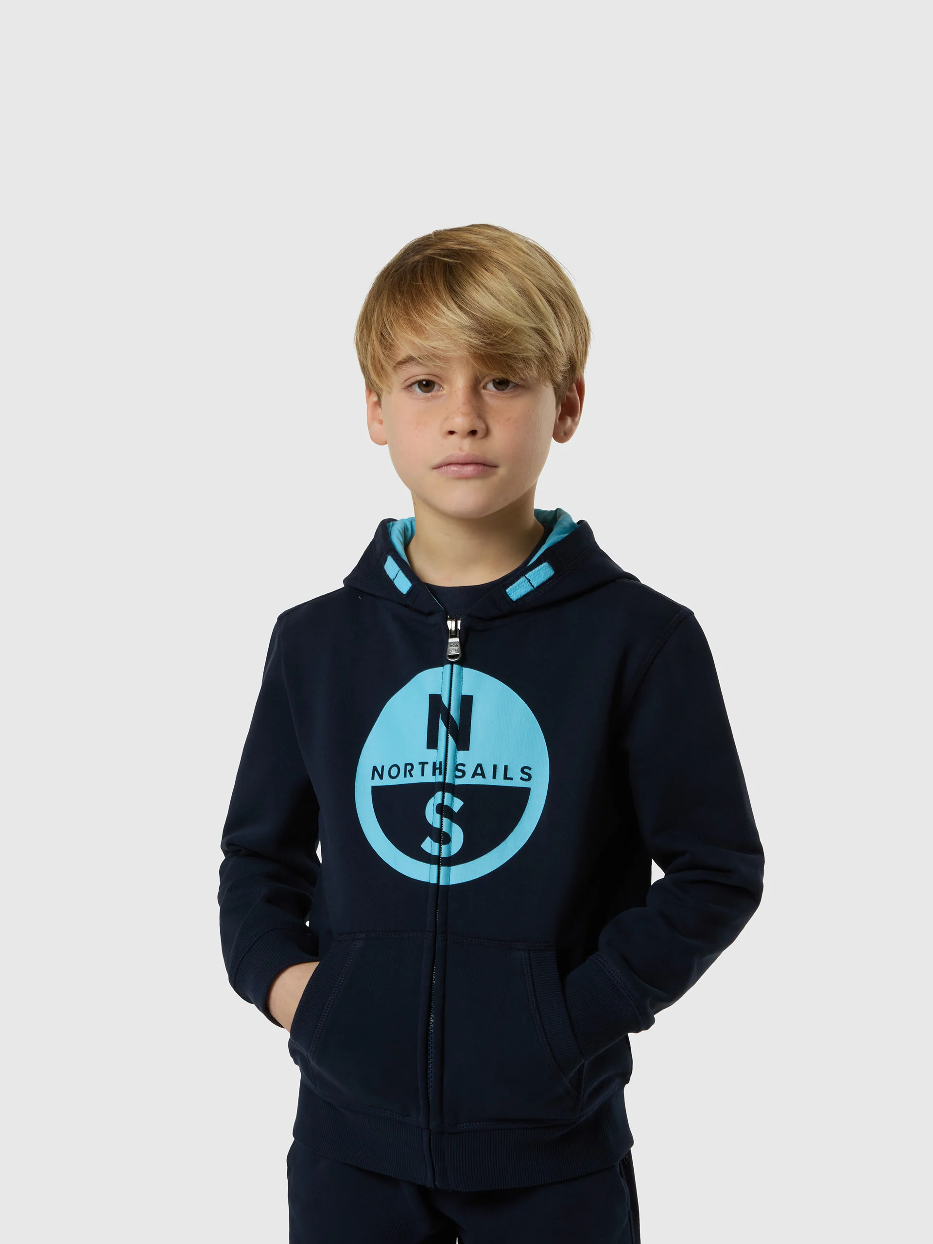 Full-zip hoodie with maxi logo print - Image 19