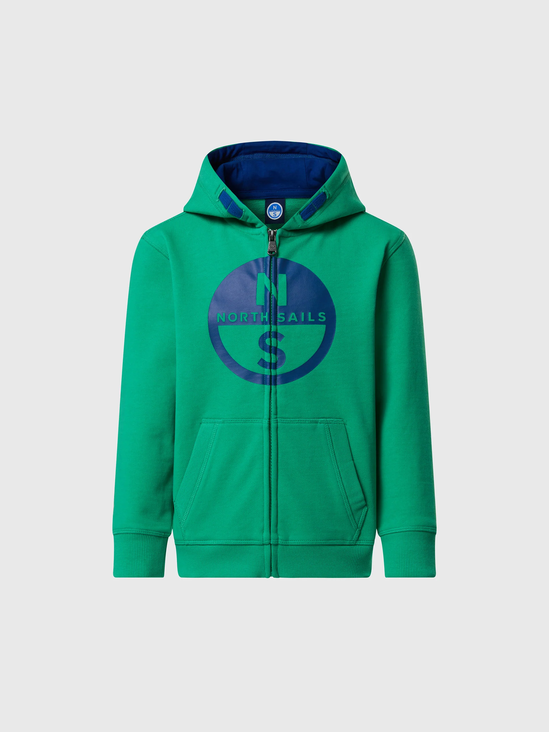 Full-zip hoodie with maxi logo print - Image 9
